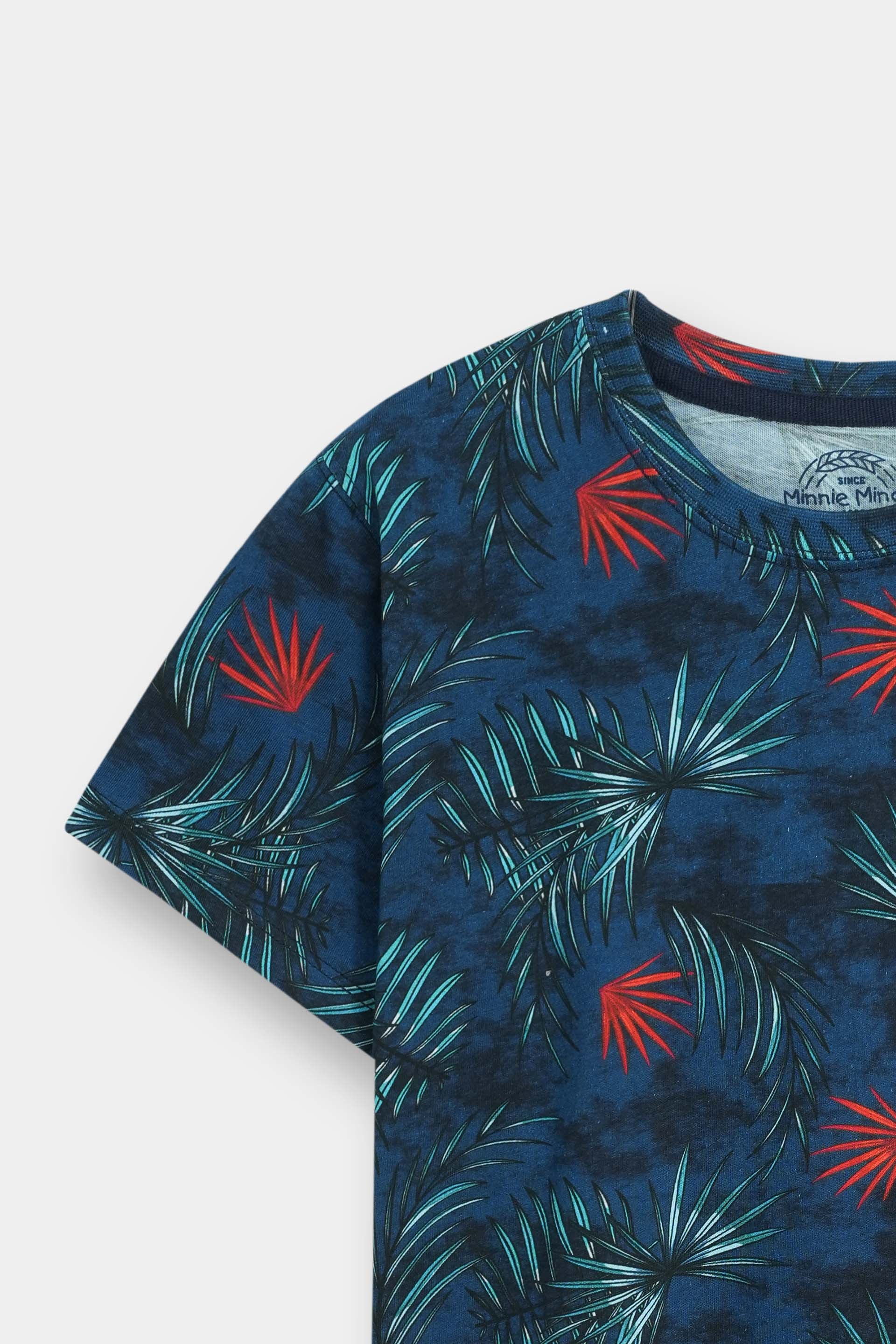 Digital Rotary Print Graphic T-Shirt (BKTJ-137) - Image 3