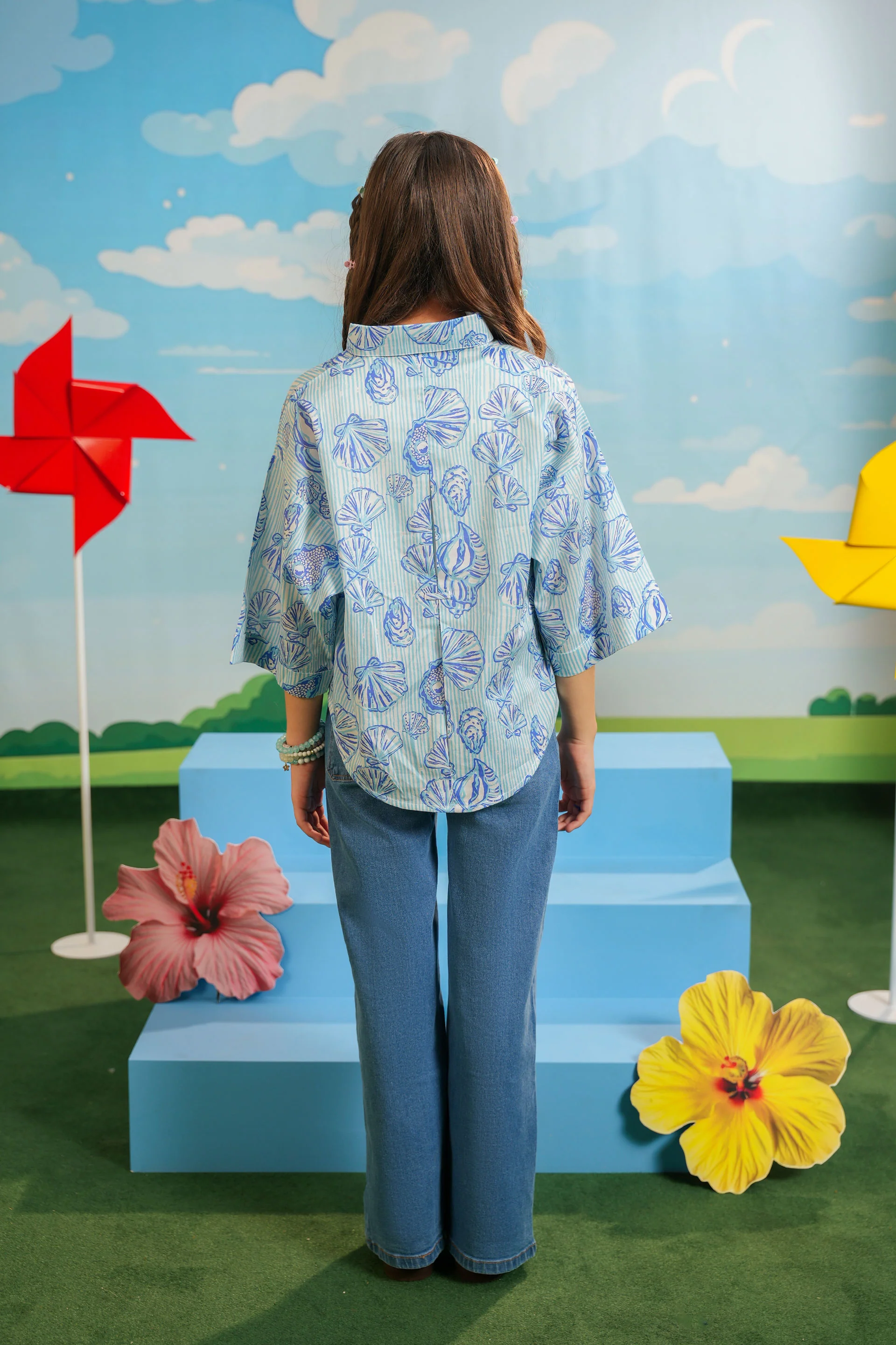 Printed Blouse (DGBL-13) - Image 4