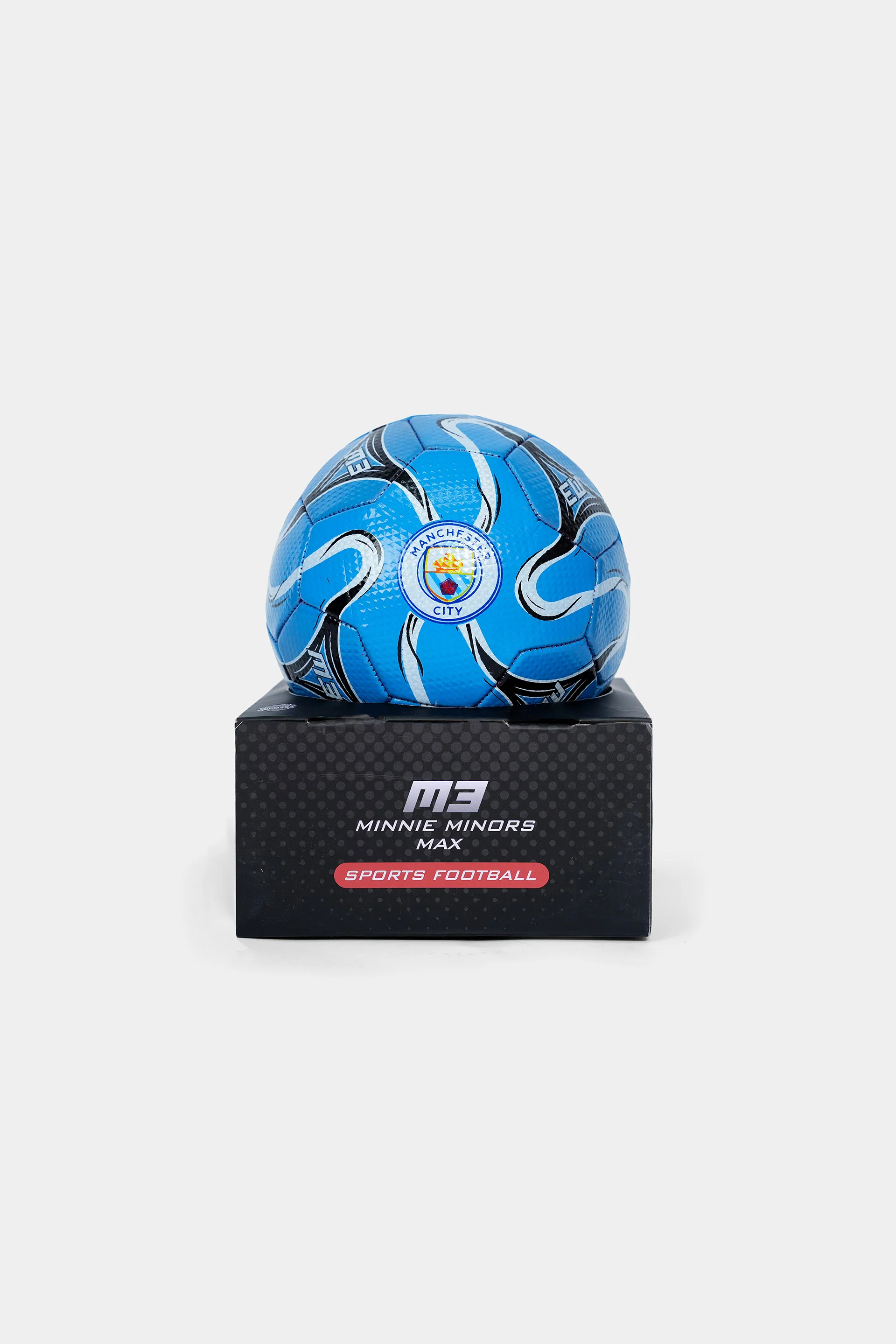 Manchester City Blue Football Size 5 (SA-FBL-06) - Image 2