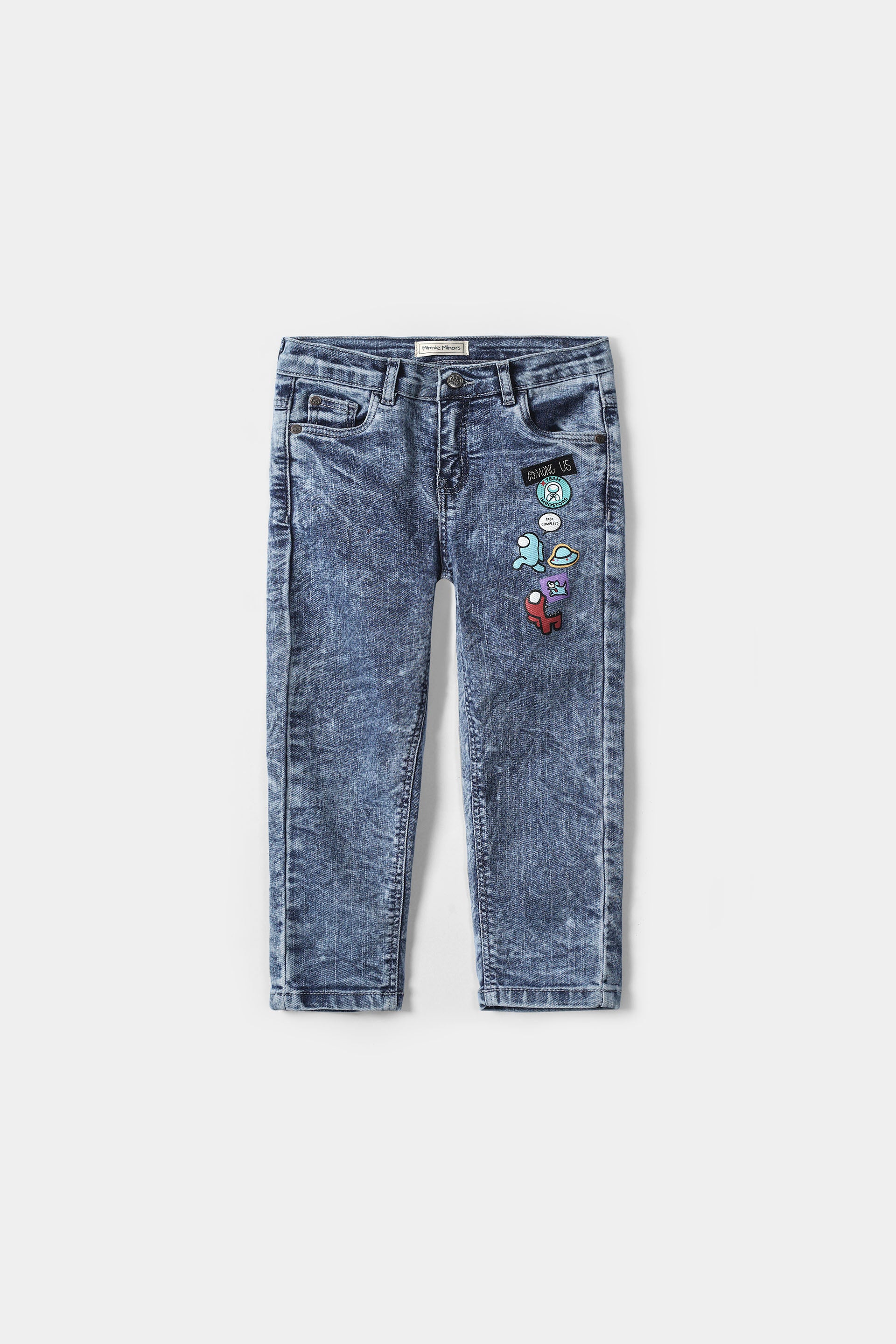 Random Wash Slim Fit Pants (WDT-535)