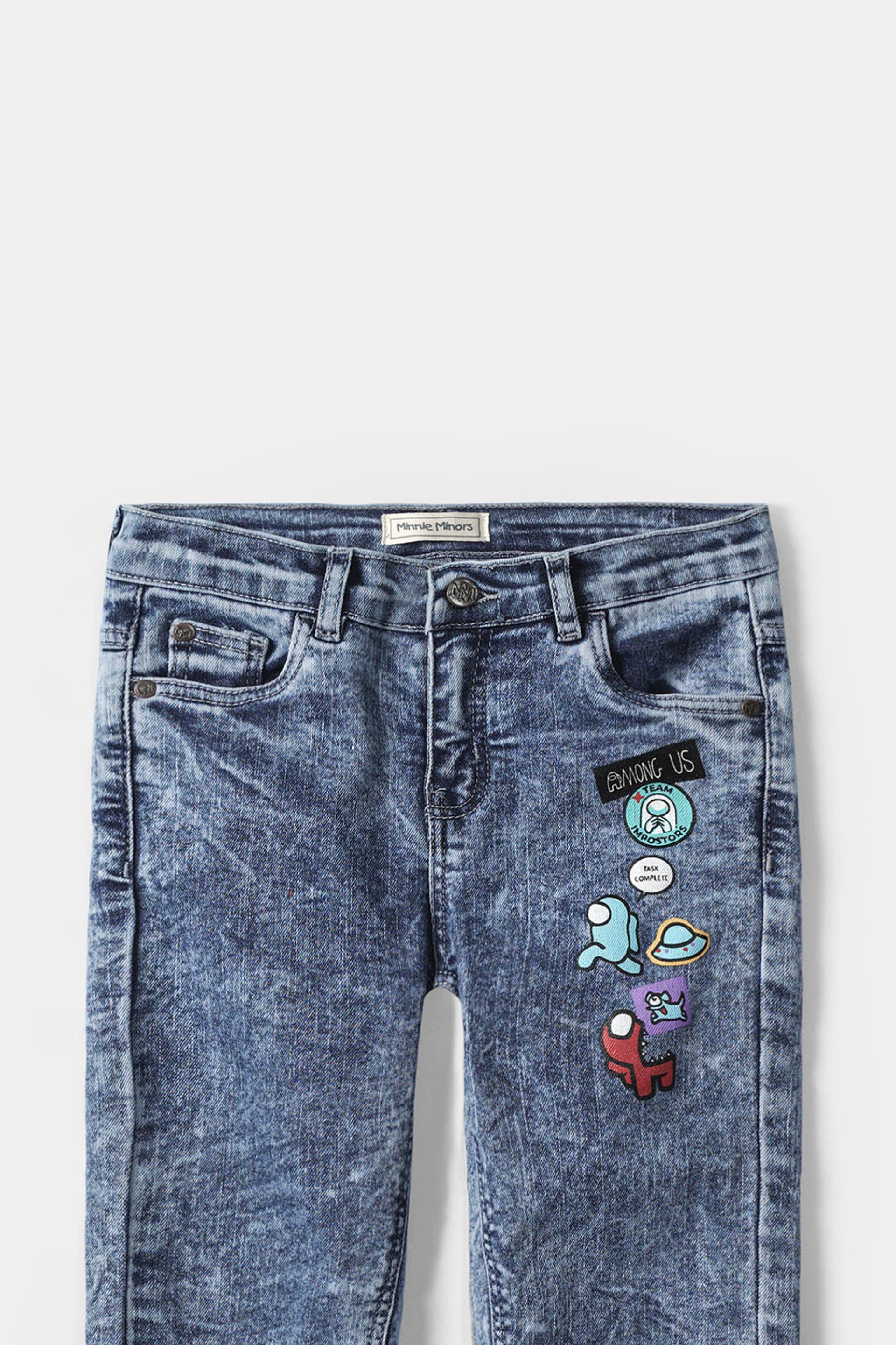 Random Wash Slim Fit Pants (WDT-535) - Image 2