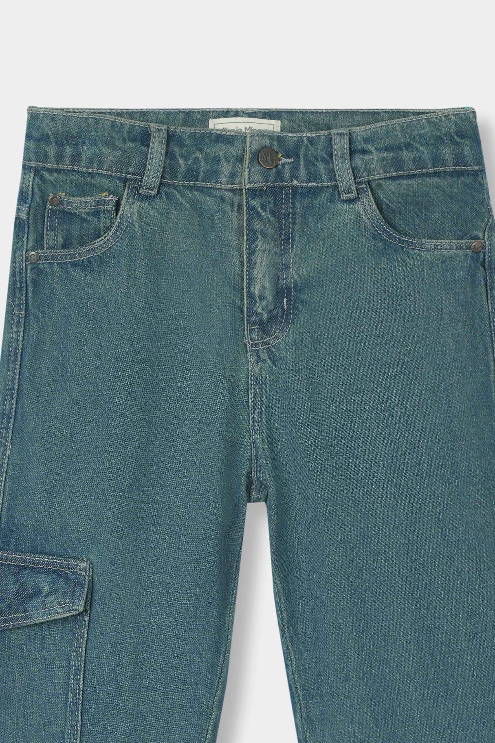 Denim Cargo Pant (WDT-546) - Image 2
