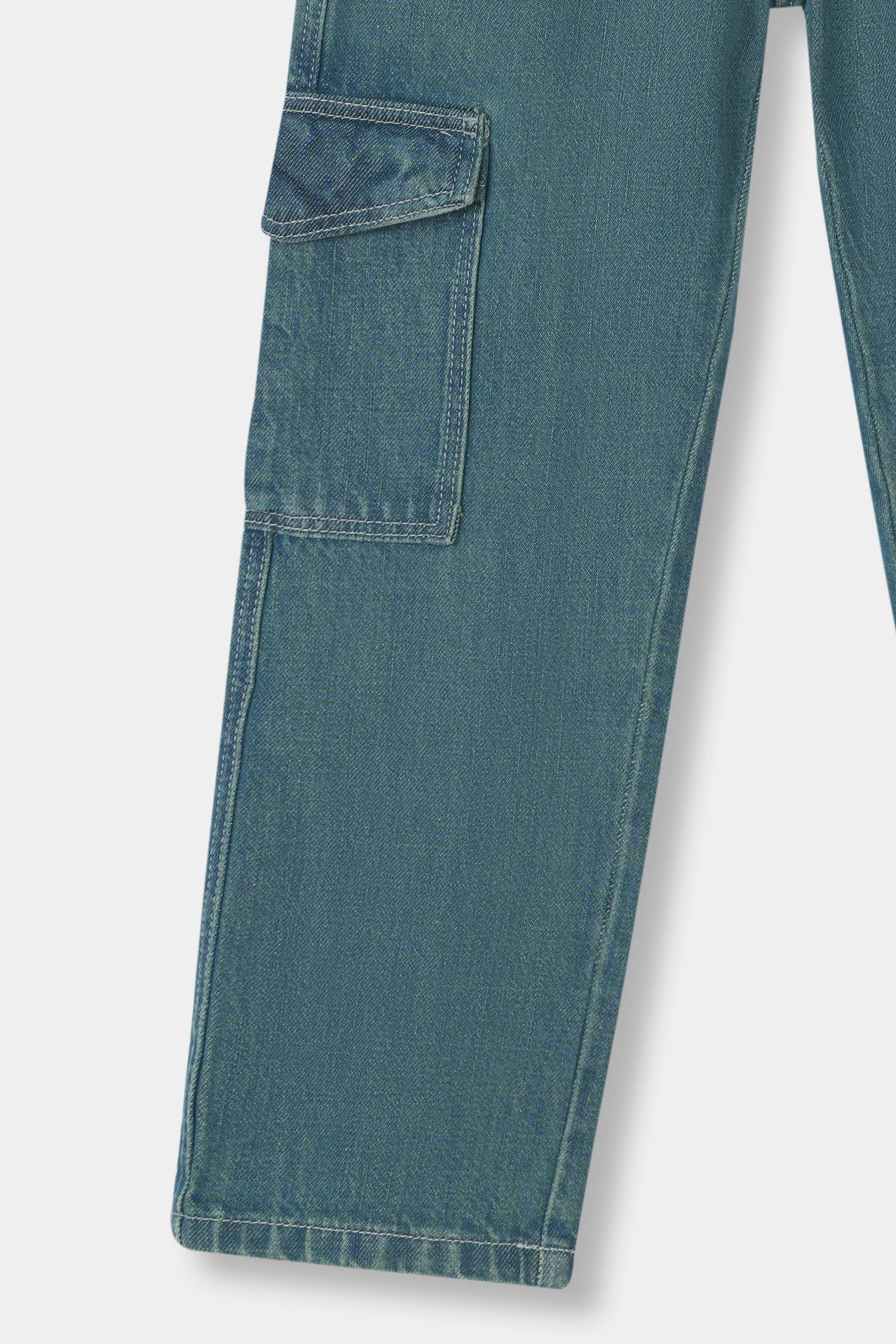 Denim Cargo Pant (WDT-546) - Image 4