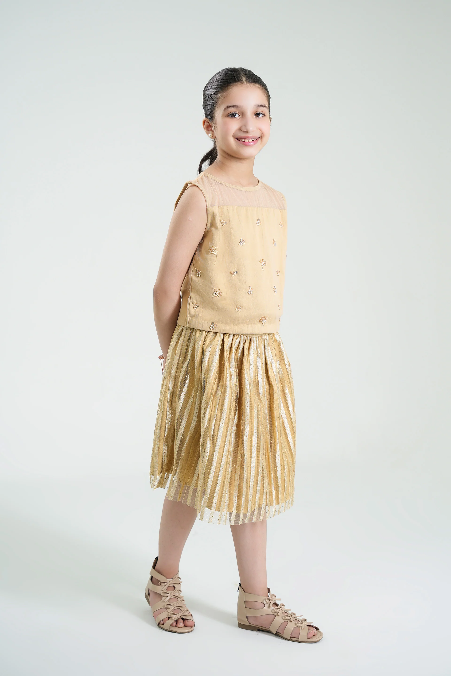 Embellished Top & Skirt (MMB-S59) - Image 2