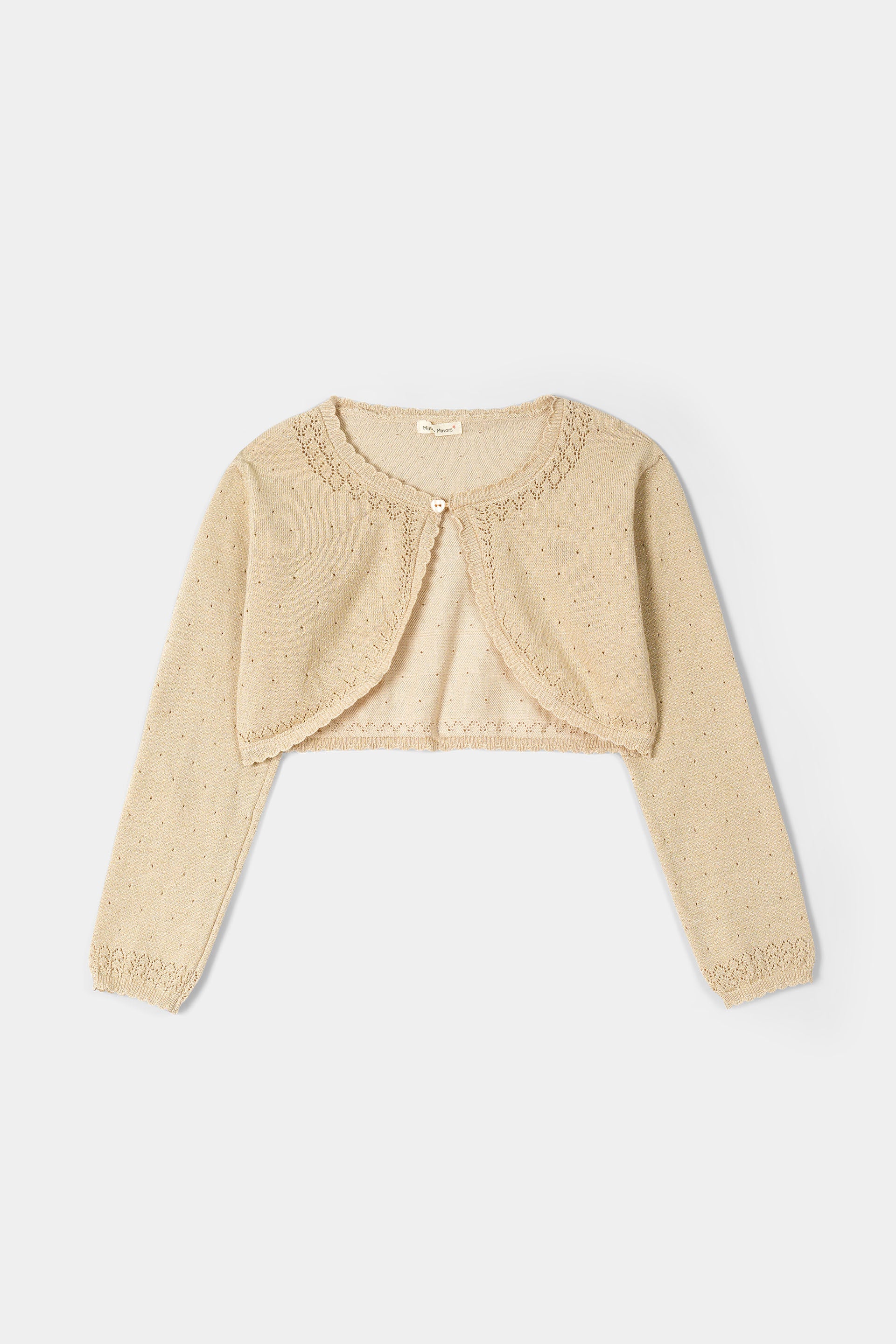 Girls Lurex Shrug (SGMM-046)