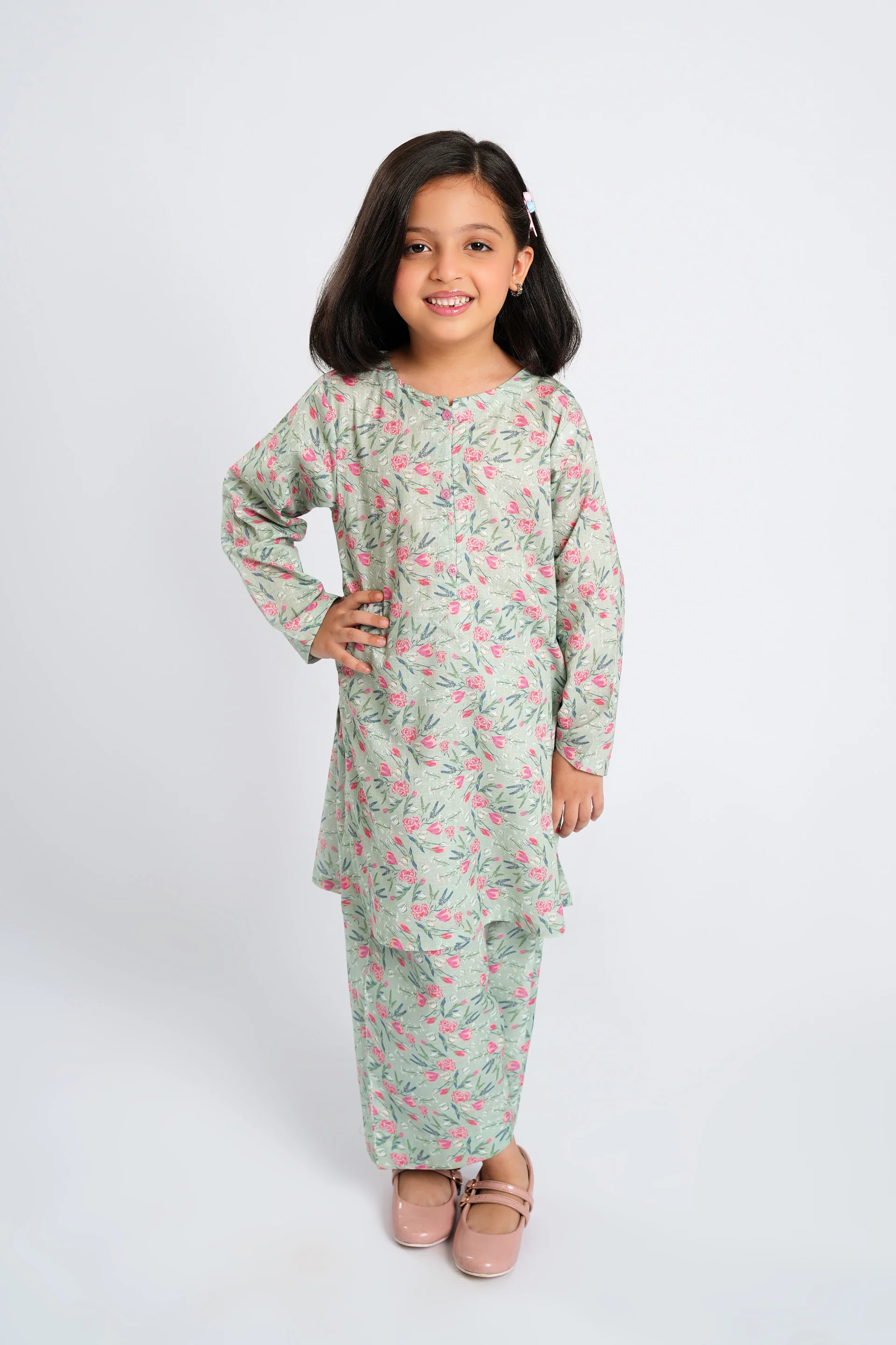 Printed Kameez With Trousers (DGKSB-37)