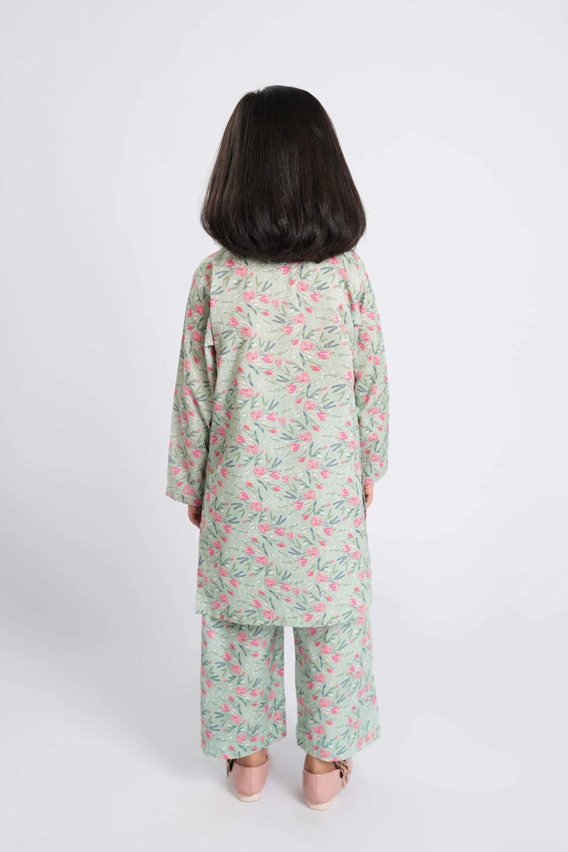 Printed Kameez With Trousers (DGKSB-37) - Image 4