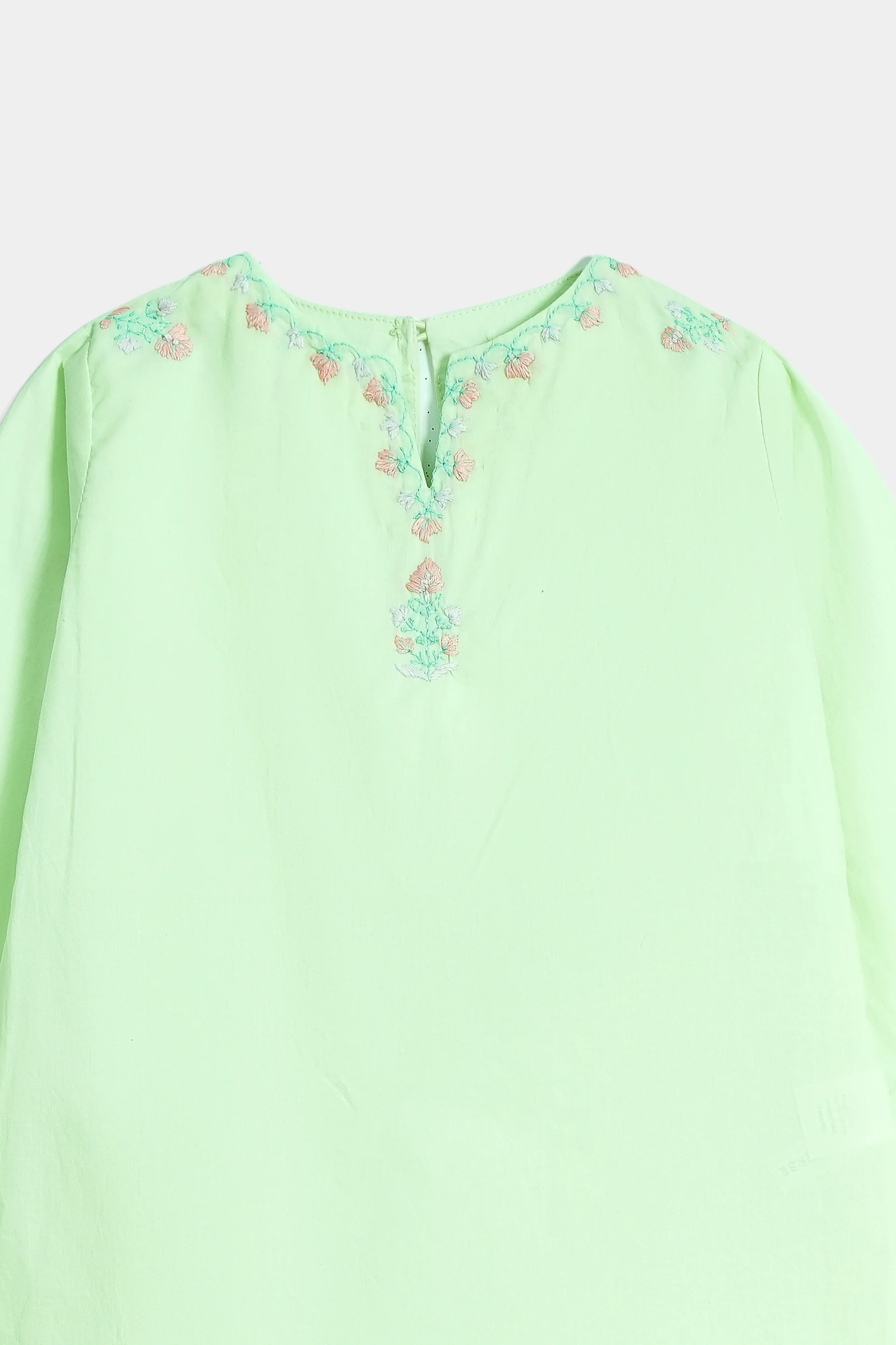 Handwork Kameez & Trouser With Separate Sleeves (ISKH-72) - Image 2