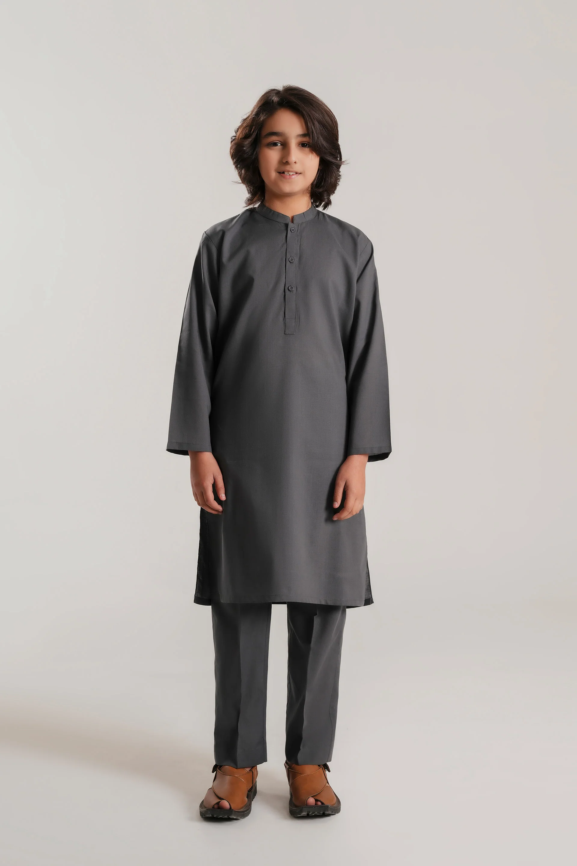 Charcoal Kurta Set (MSKZBS-01) - Image 5