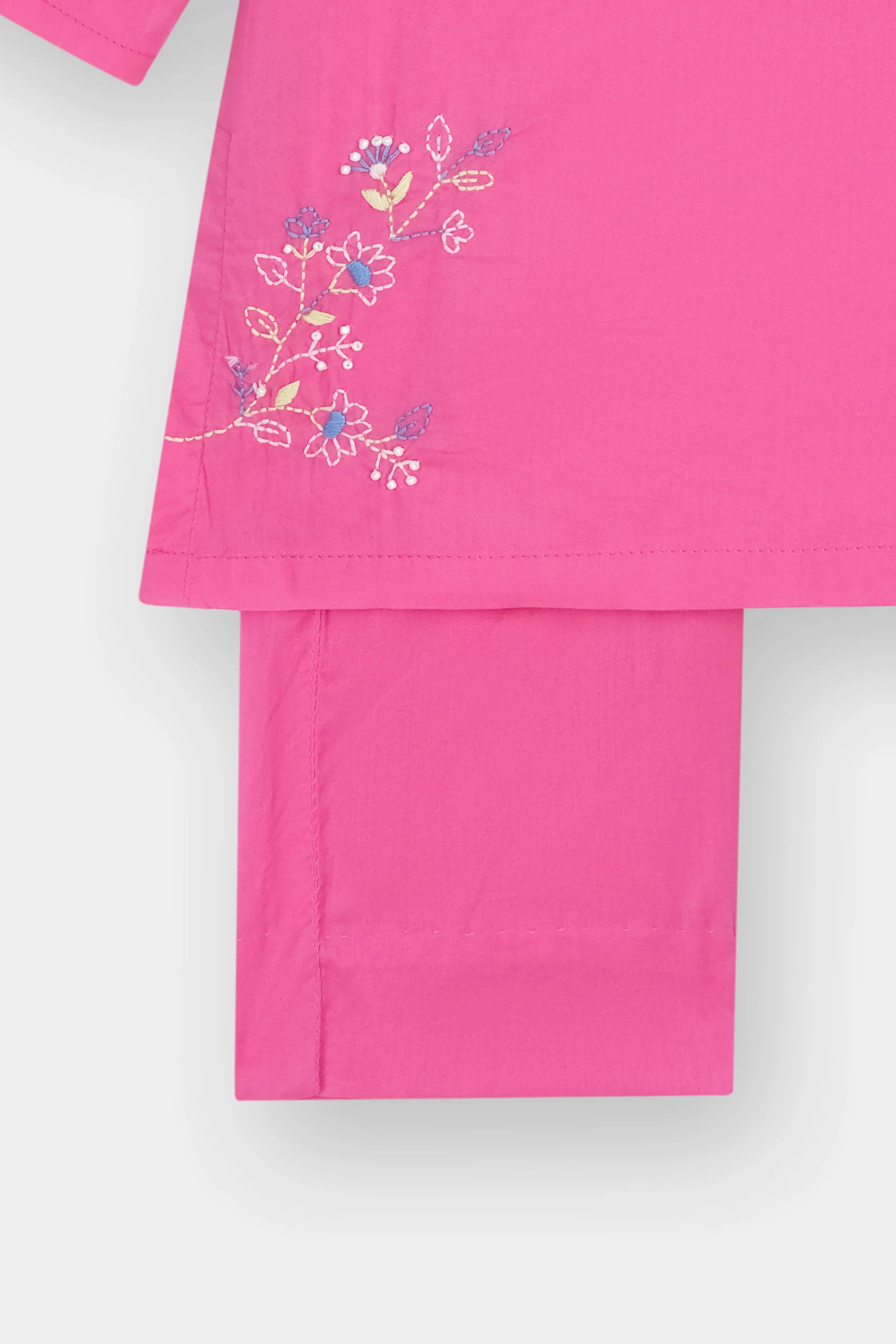 Handwork Kameez & Trousers (ISKH-57) - Image 4