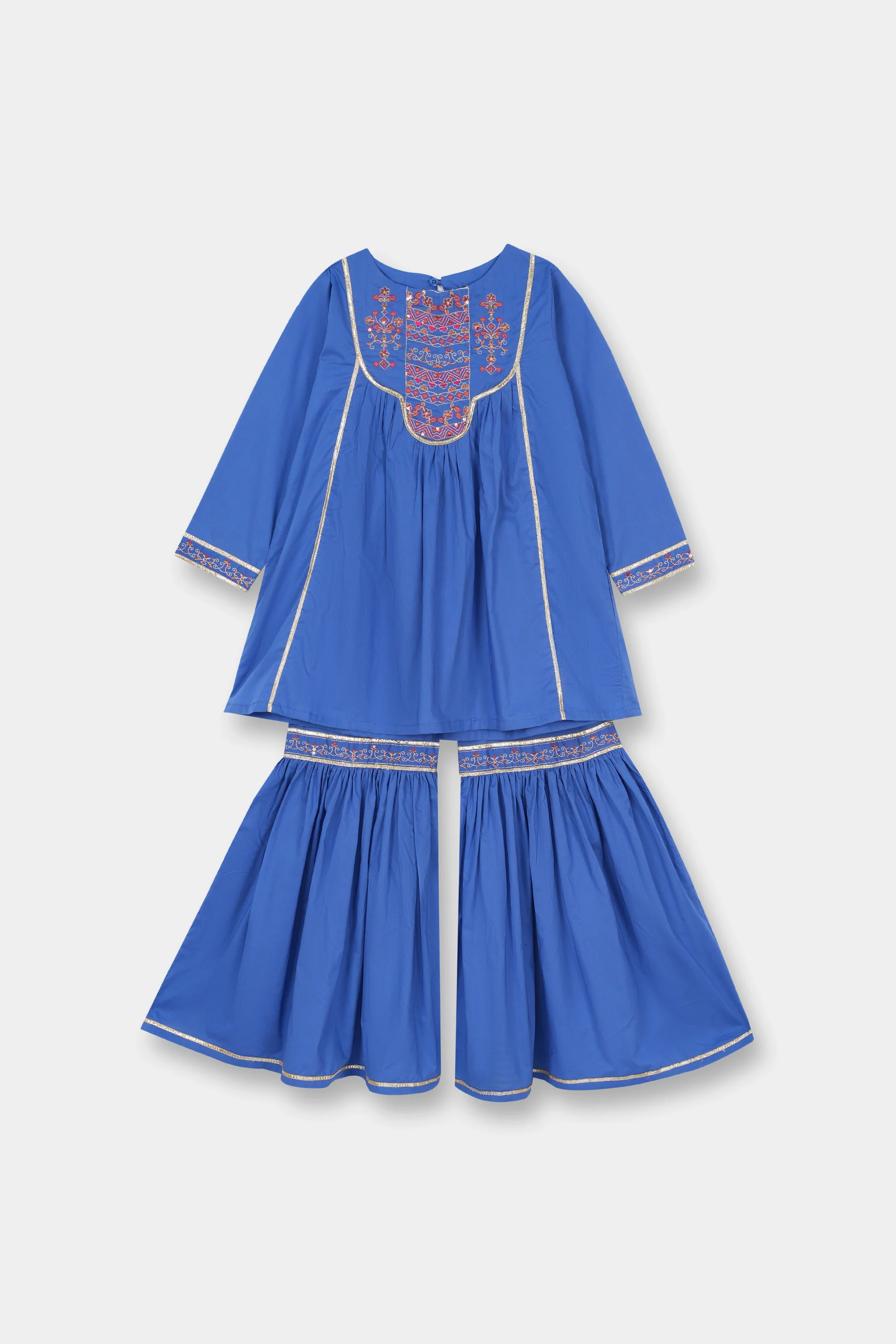 Embroidered Kameez With Gharara (RGKS-38)