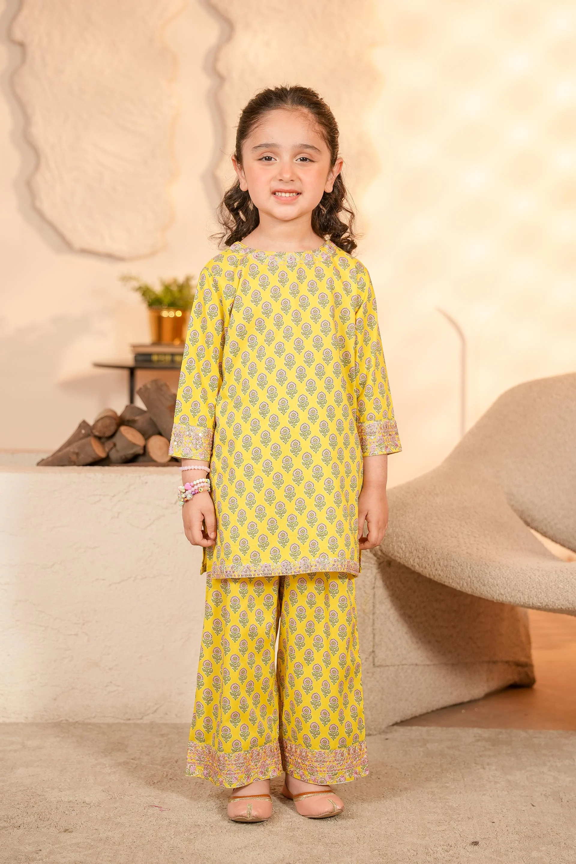 Embroidered Shirt & Trousers (DGKS-215)