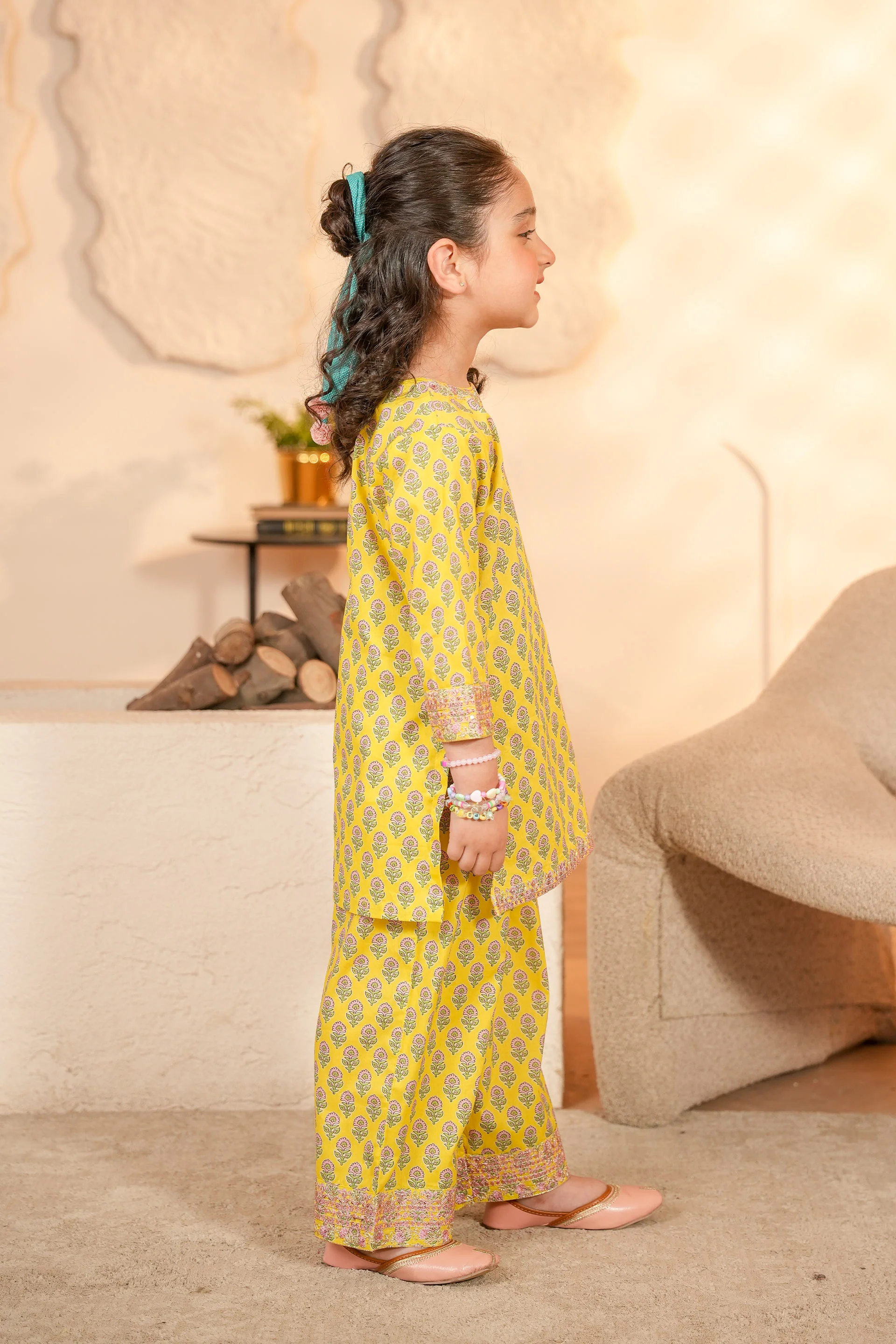 Embroidered Shirt & Trousers (DGKS-215) - Image 4