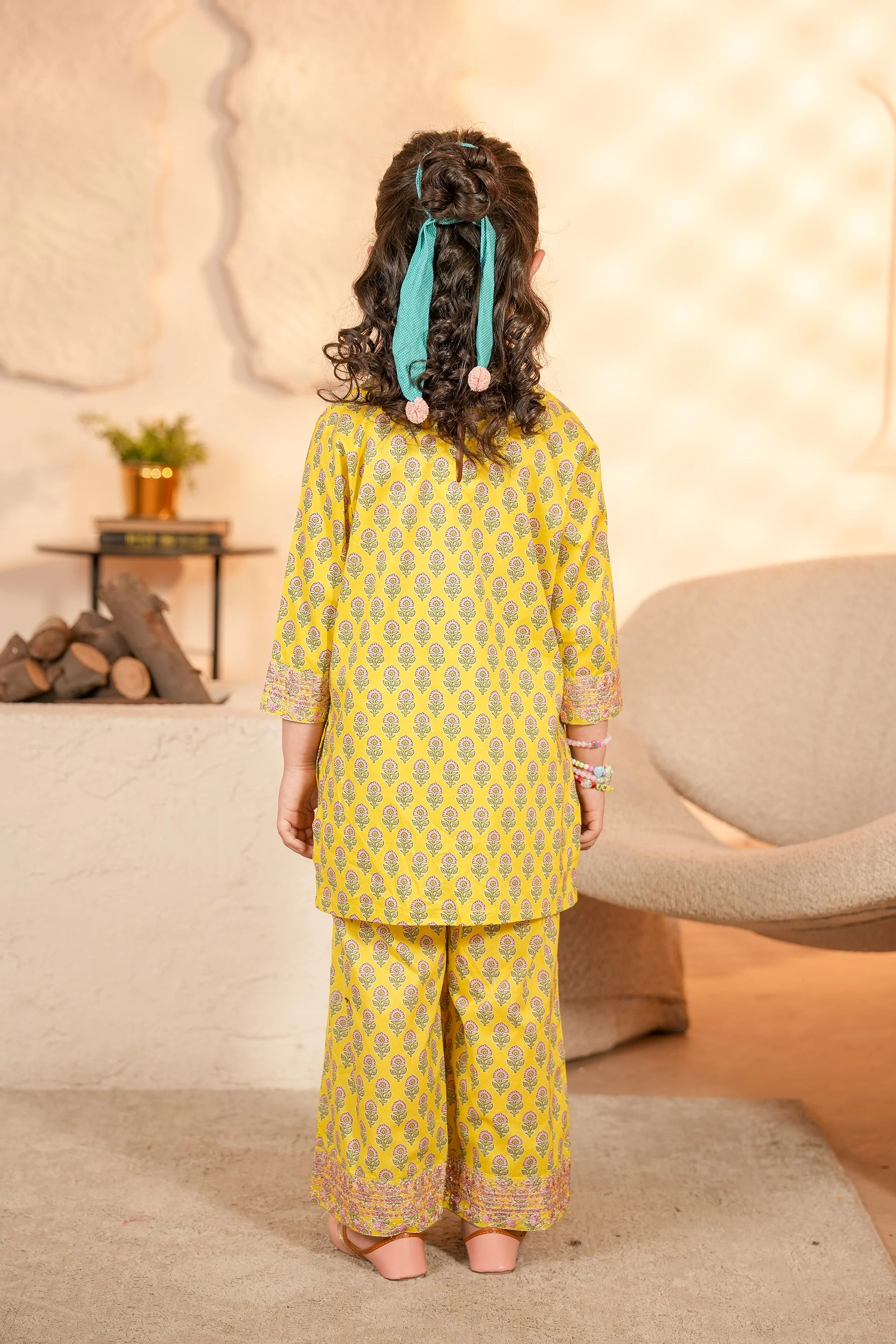 Embroidered Shirt & Trousers (DGKS-215) - Image 5