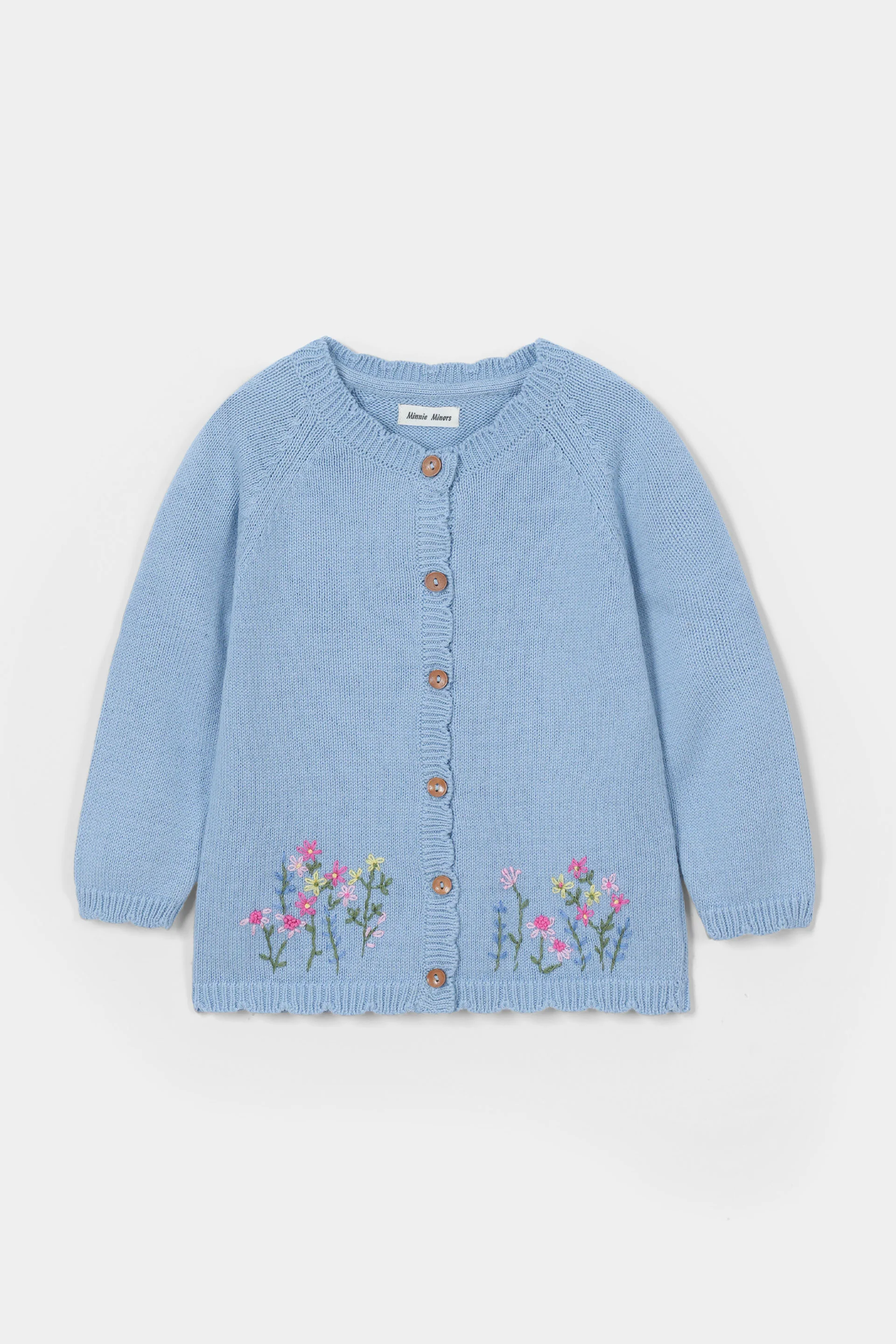 Infant Girls Cardigan Sweater With Hand Embroidery (IGMMS-046)
