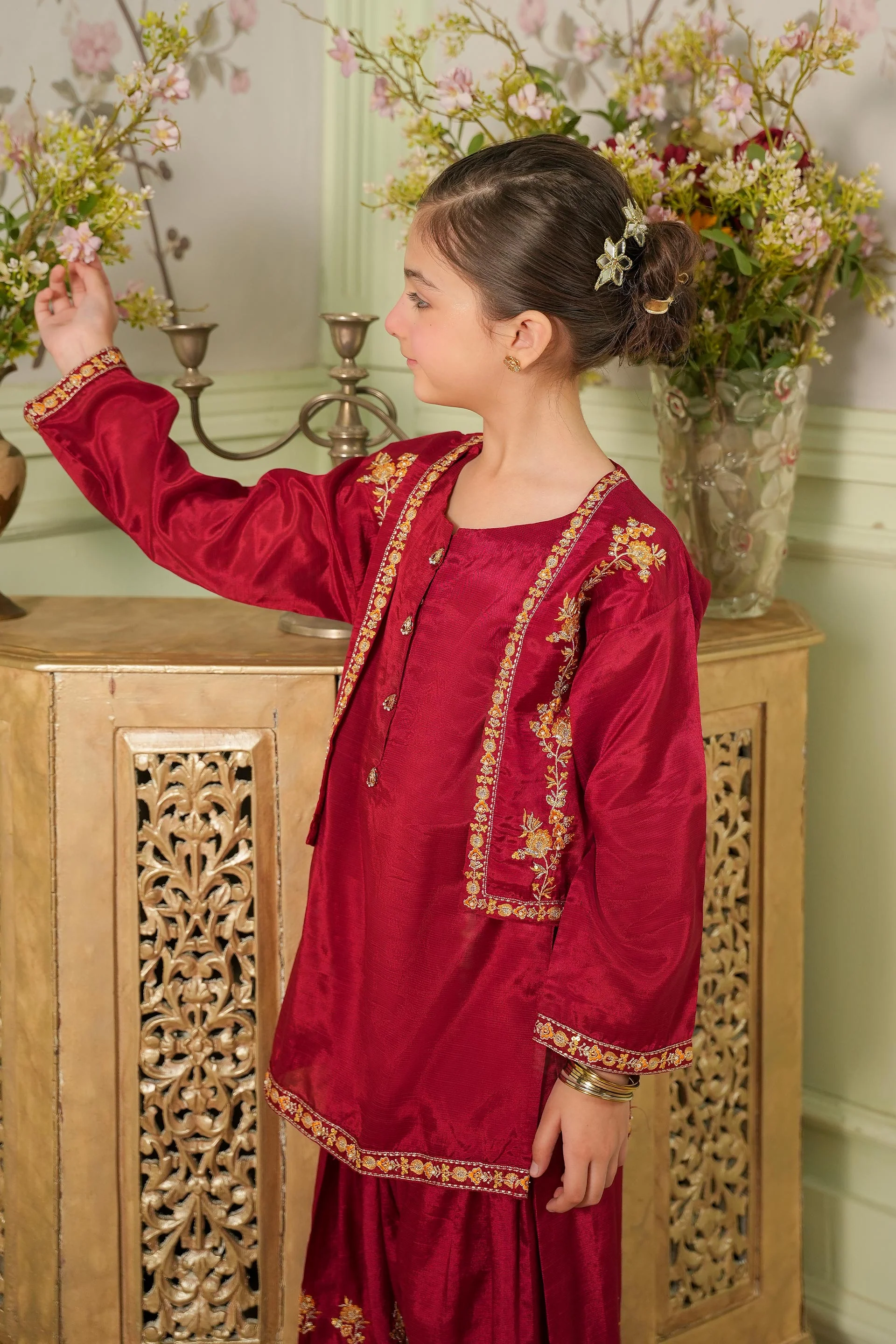 Embellished Koti , Kameez & Shalwar (GPW-1167) - Image 4