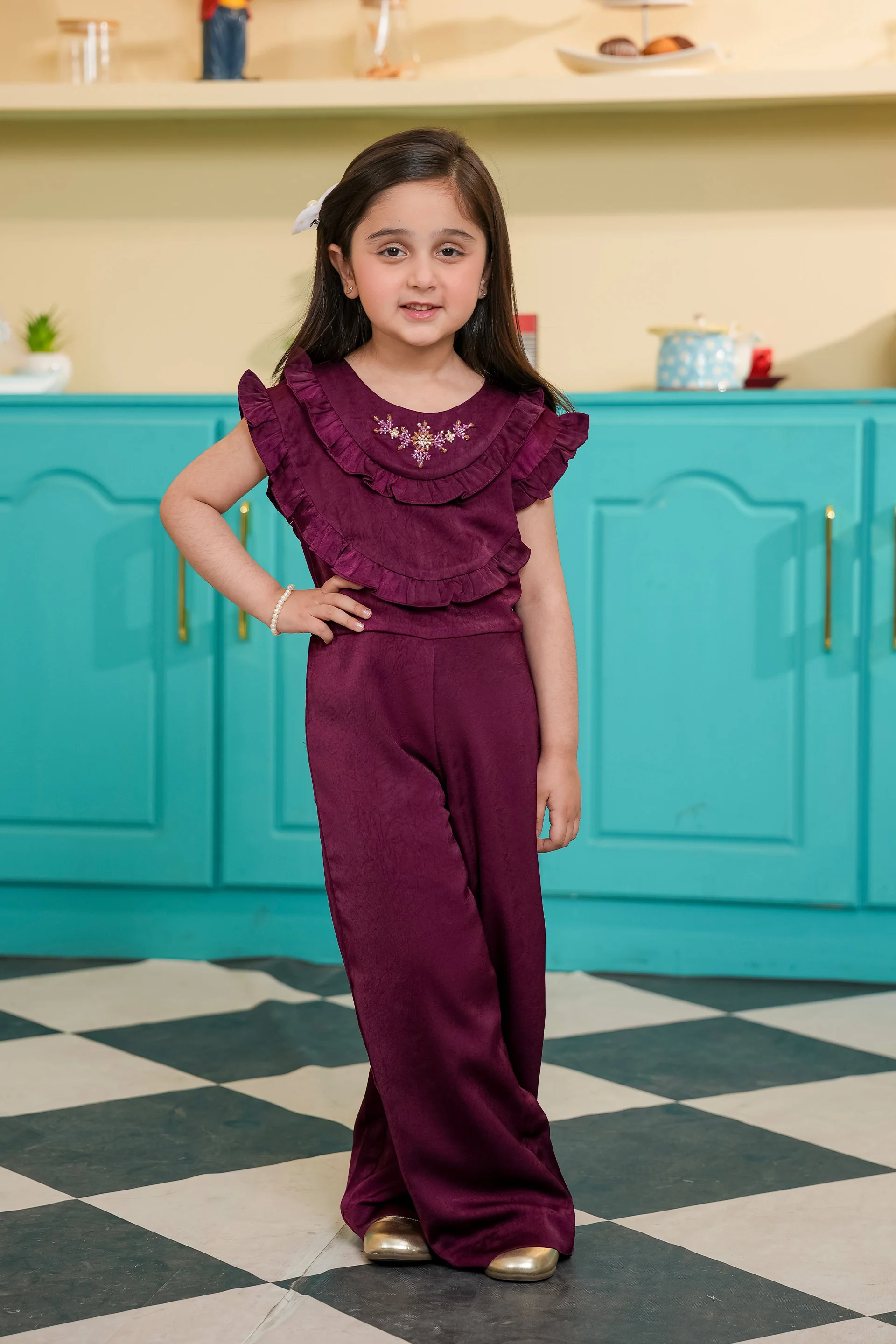 Embellished Jumpsuit (MMB-J119) - Image 2