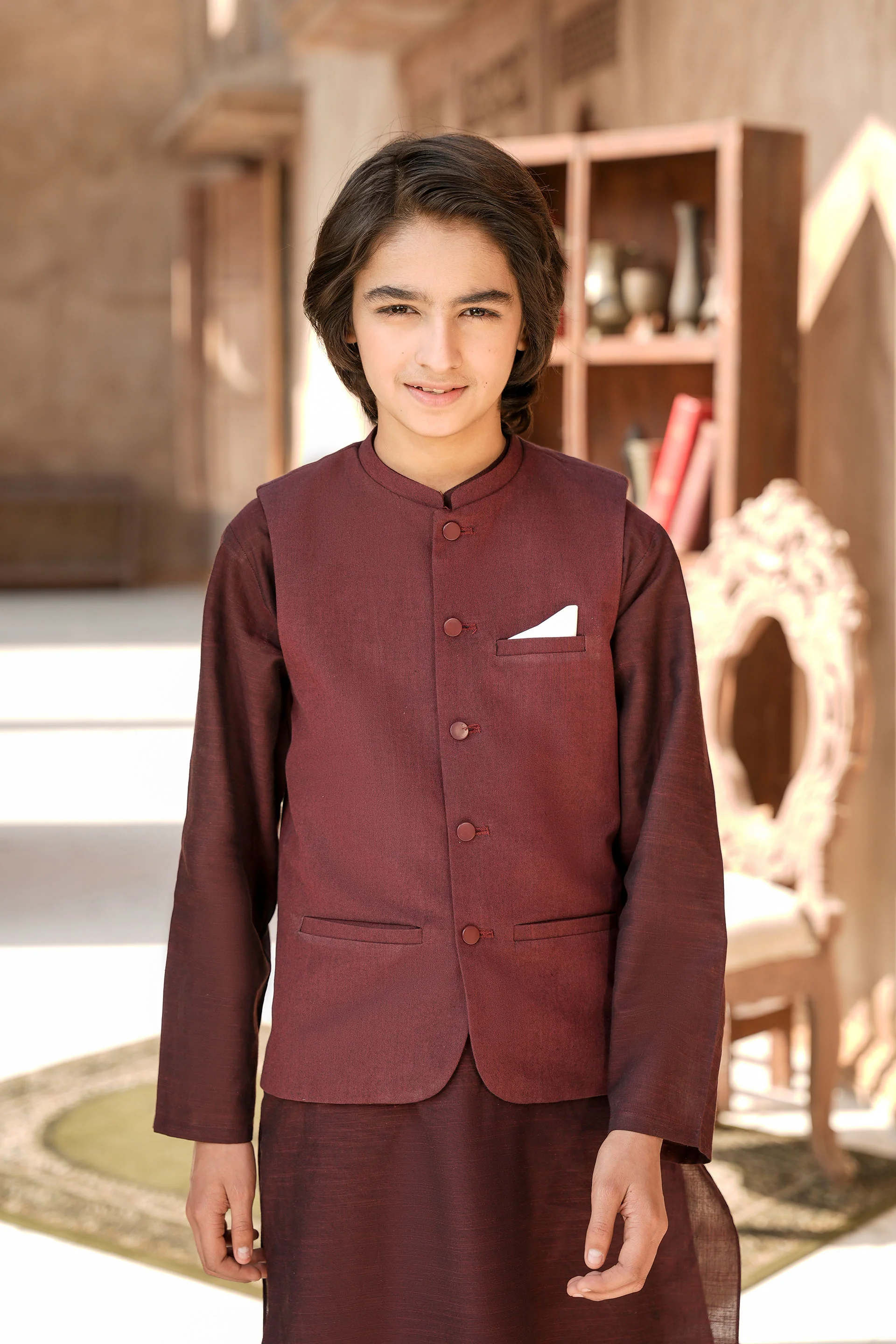 Kurta Trousers & Waistcoat (MSFBSKW-923) - Image 2
