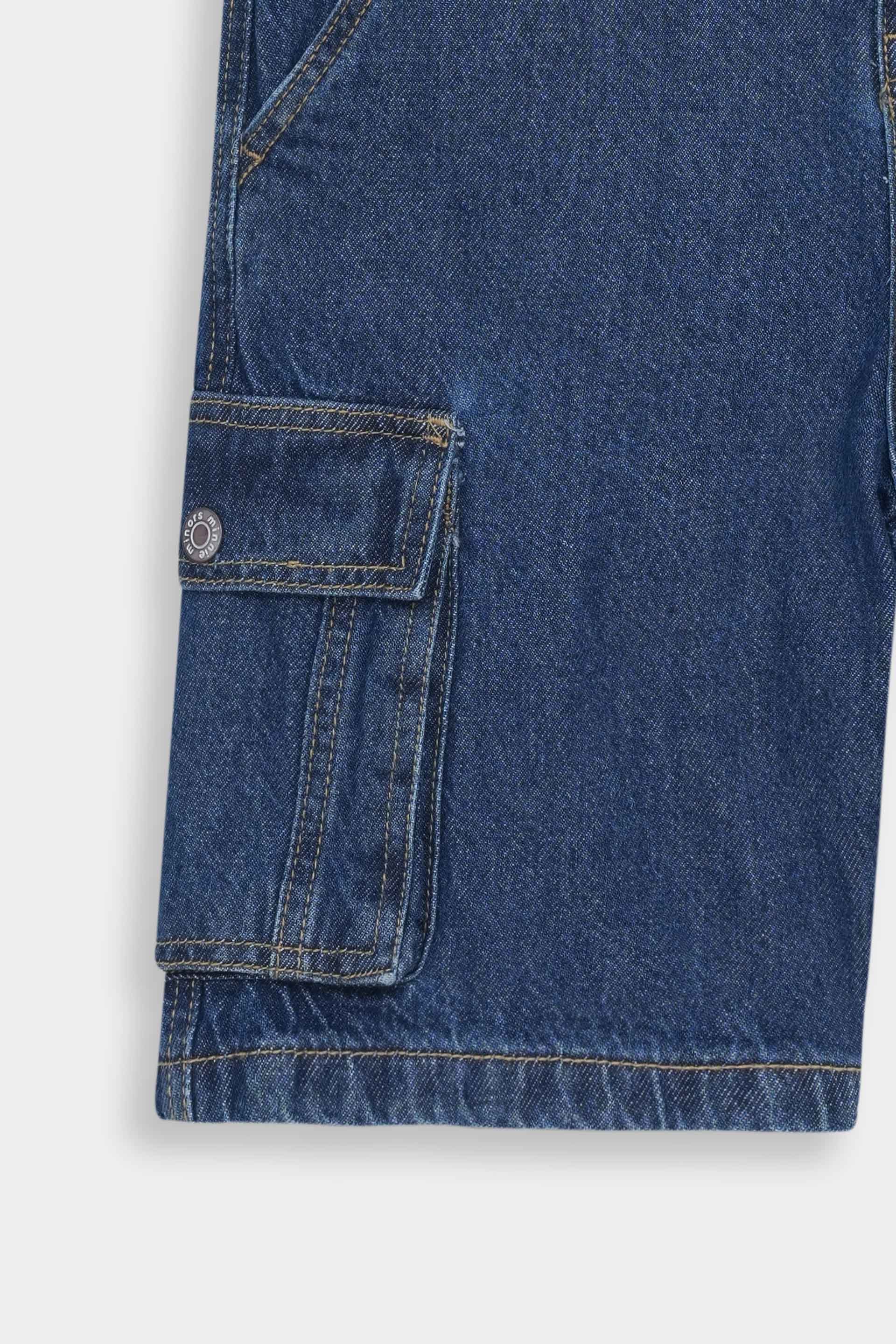 Denim Cargo Shorts (BDS-505A) - Image 3