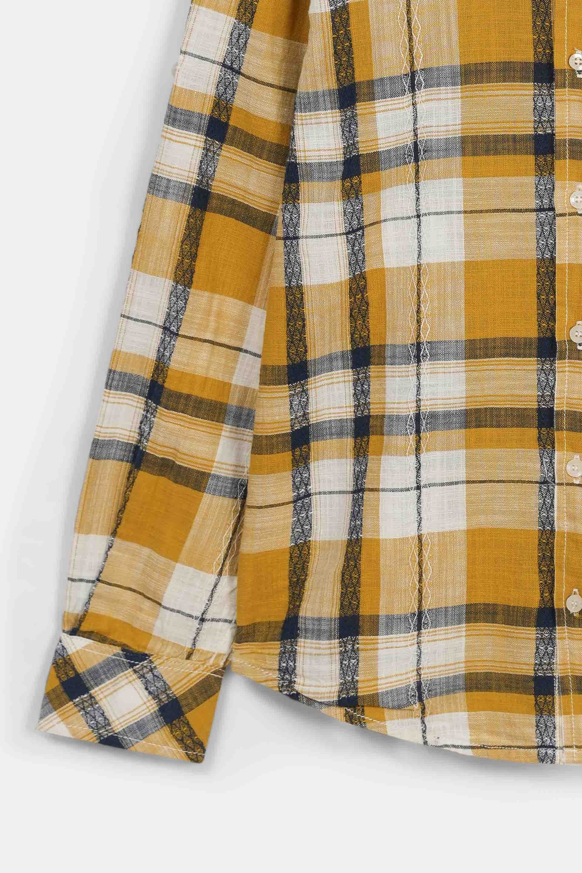 Roll Up Sleeve Woven Shirt (MSWBS-39) - Image 3