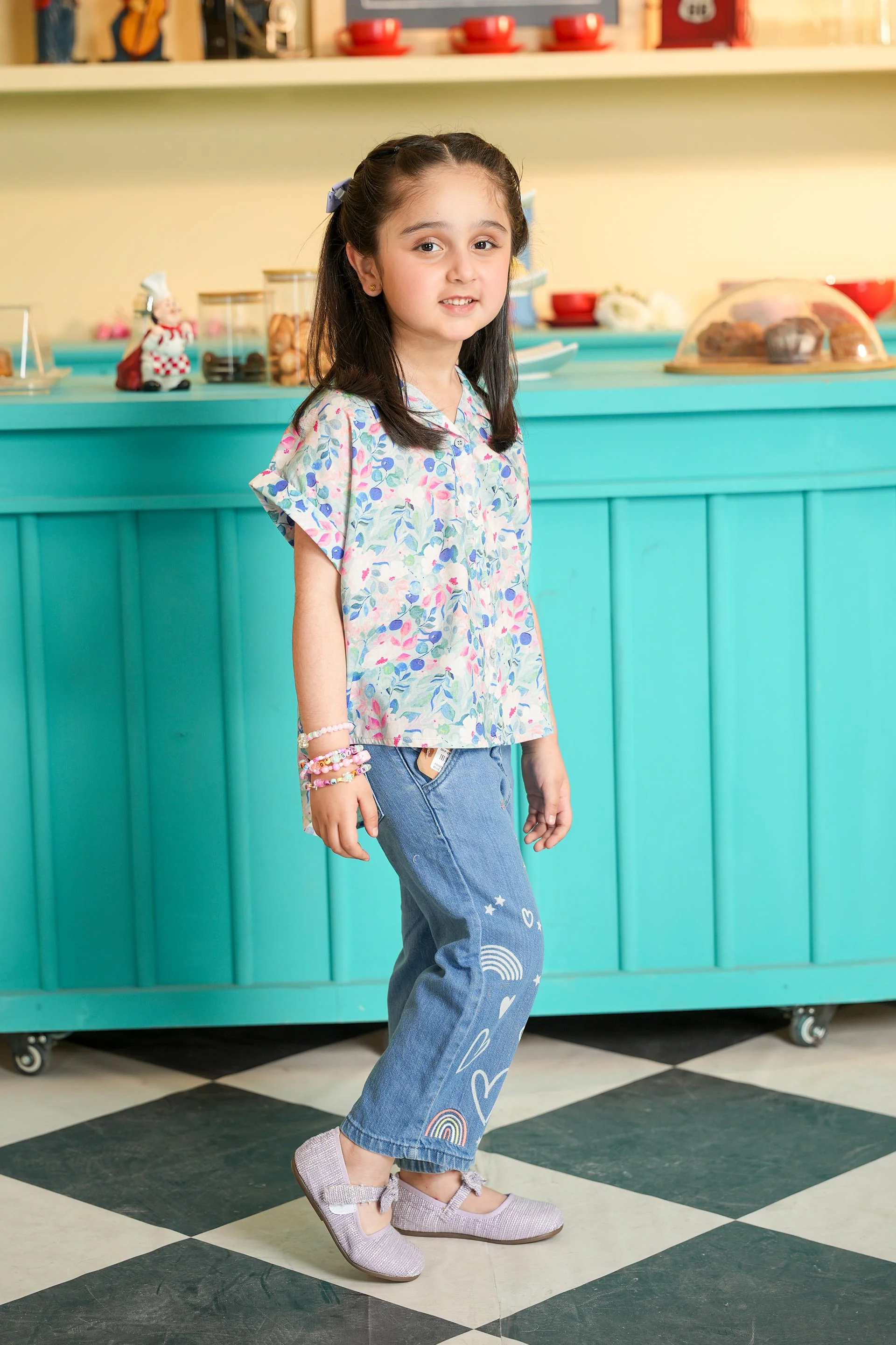 Printed Blouse (DGBL-18) - Image 3