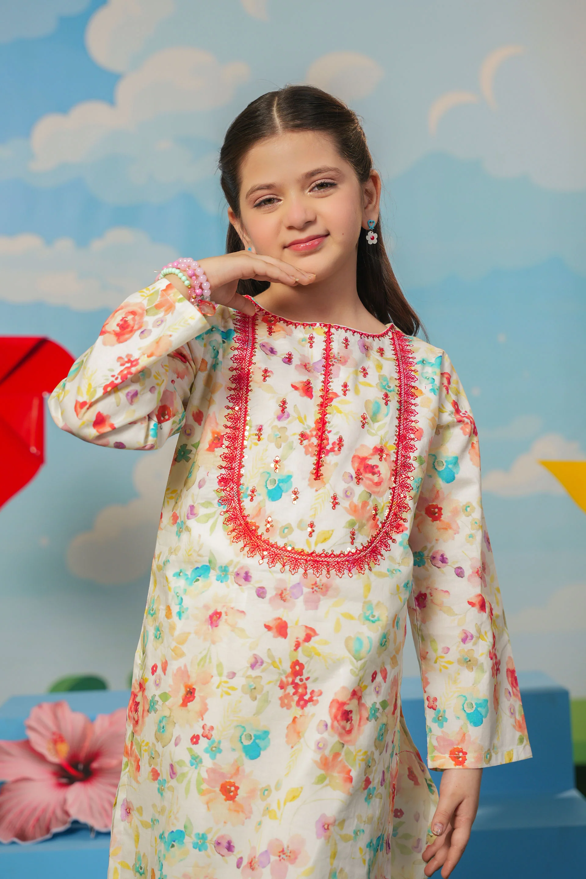 Embroidered Kurti (DGK-425) - Image 2