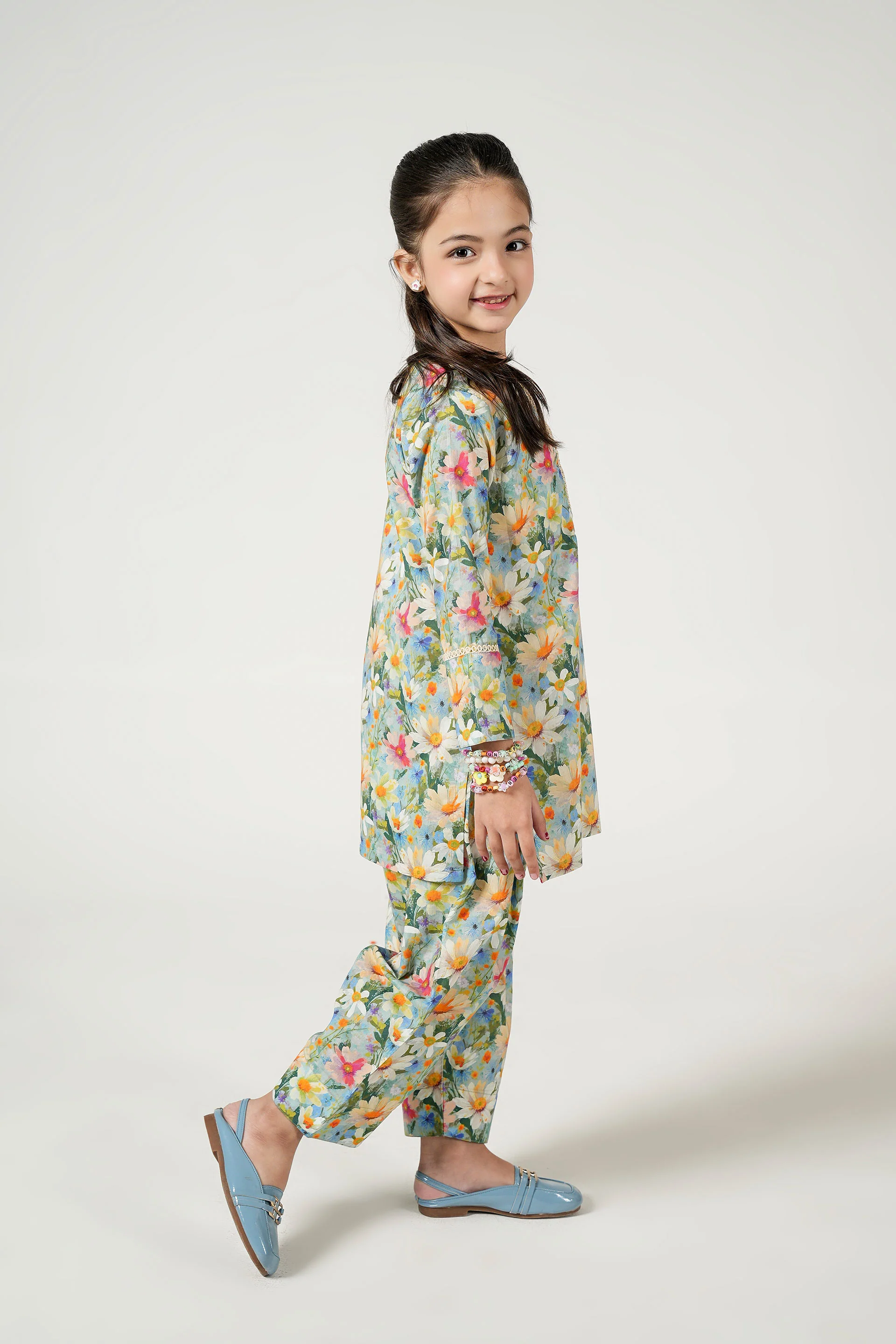 Printed Kameez With Shalwar (DGKSB-54) - Image 3