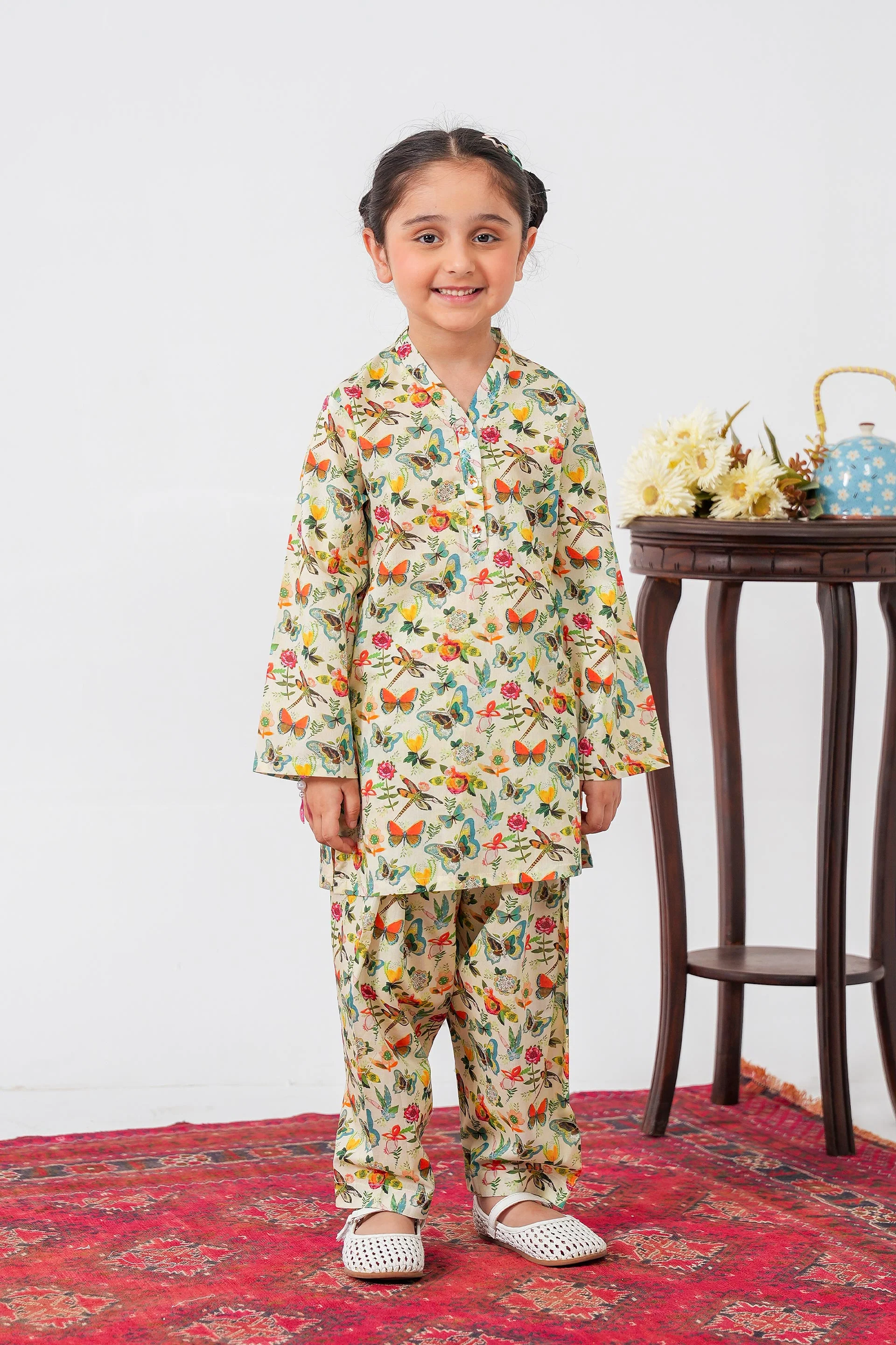 Printed Kameez With Shalwar (DGKSB-75)