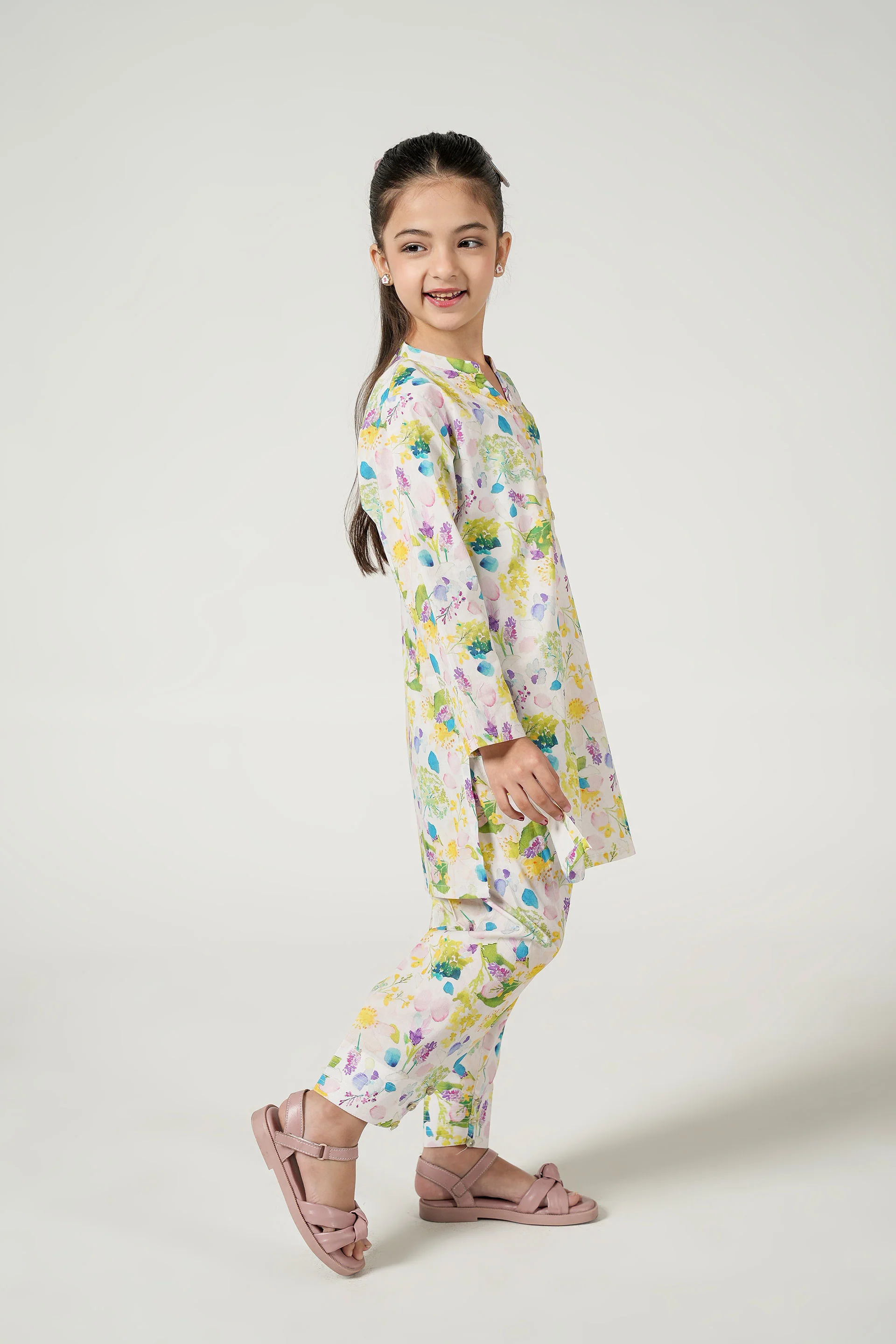 Printed Kameez With Shalwar (DGKSB-91) - Image 3