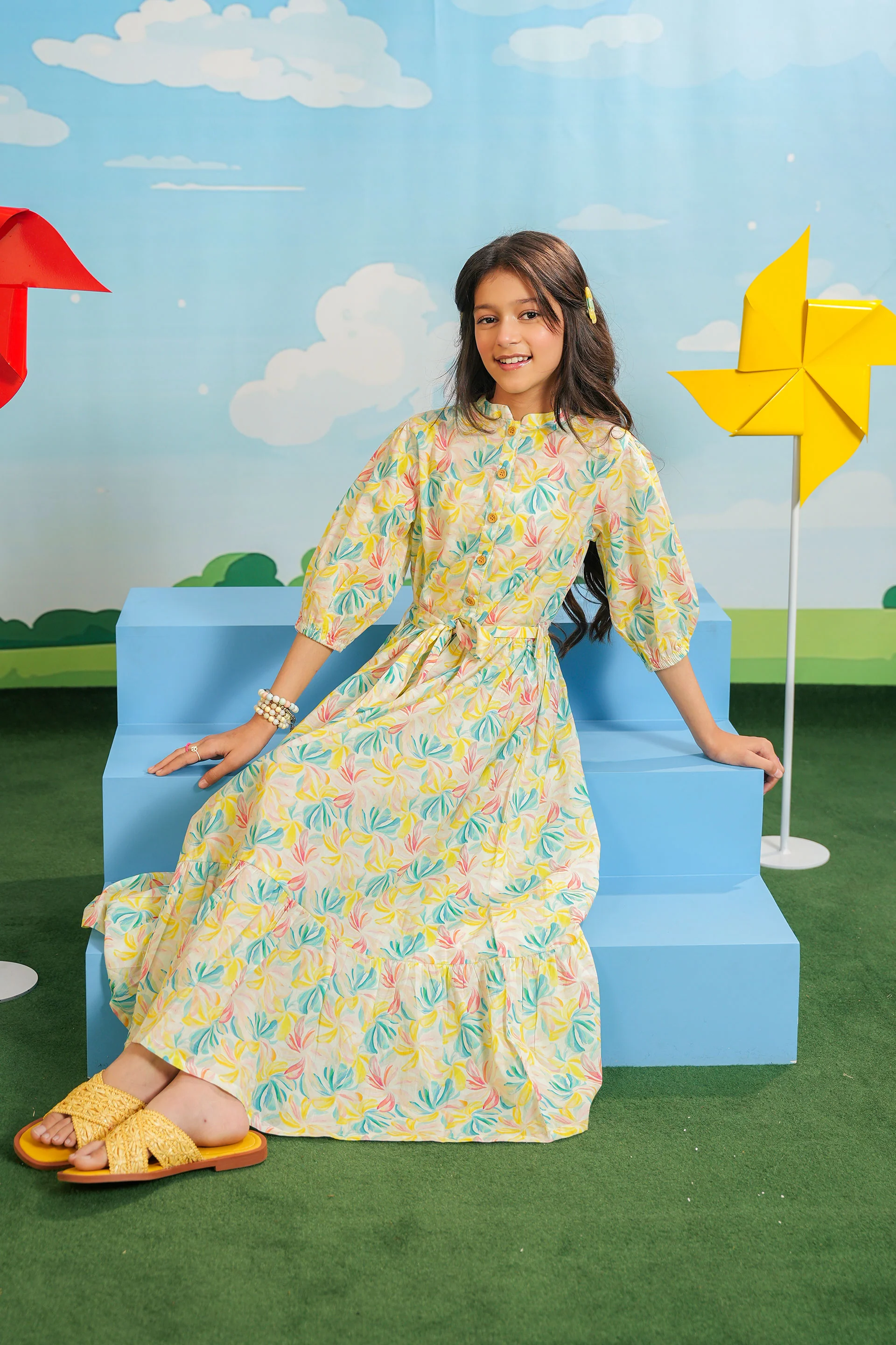 Printed Dress (DLD-11) - Image 4