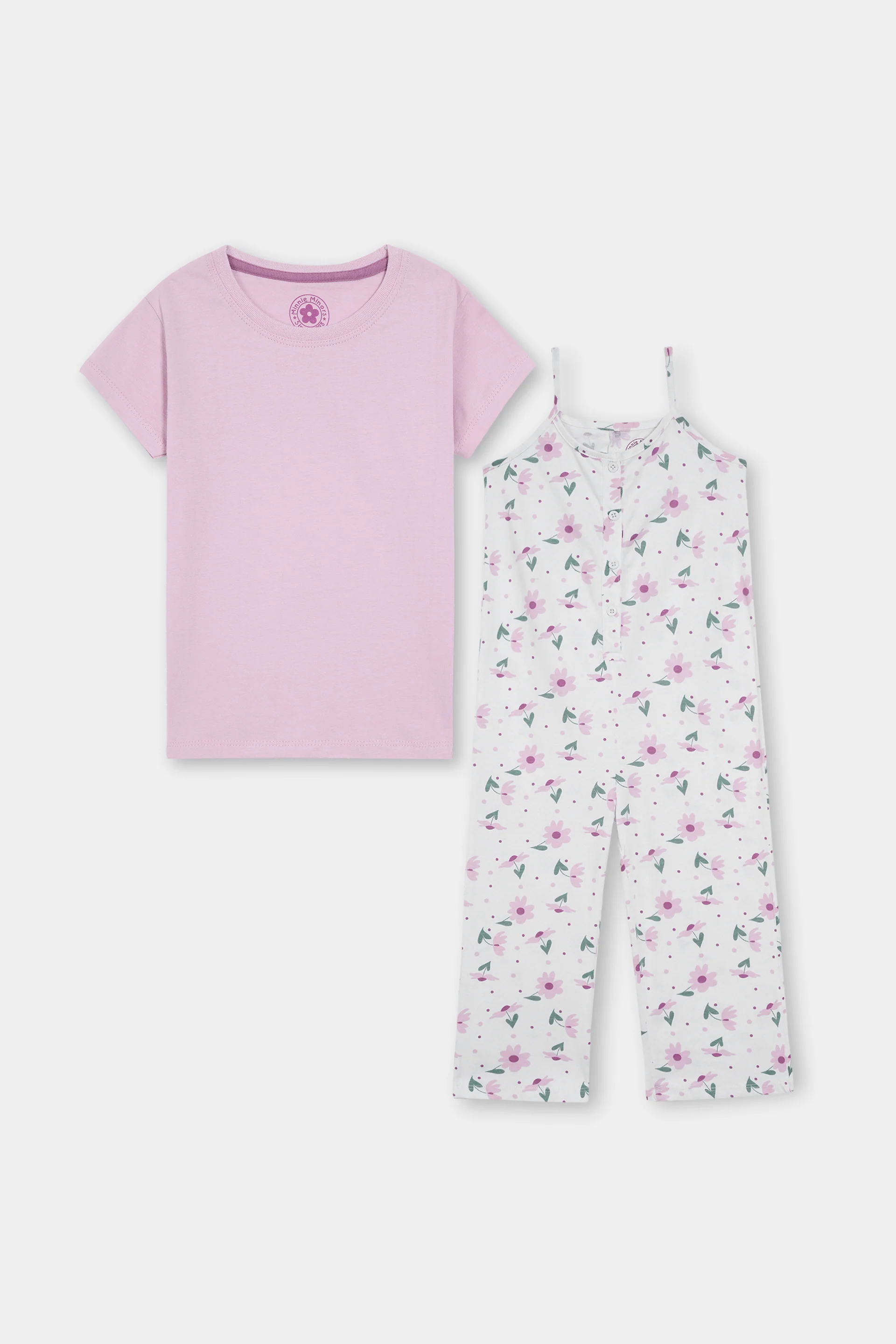 Knitted Jumpsuit with T-Shirt (GJSK-13)