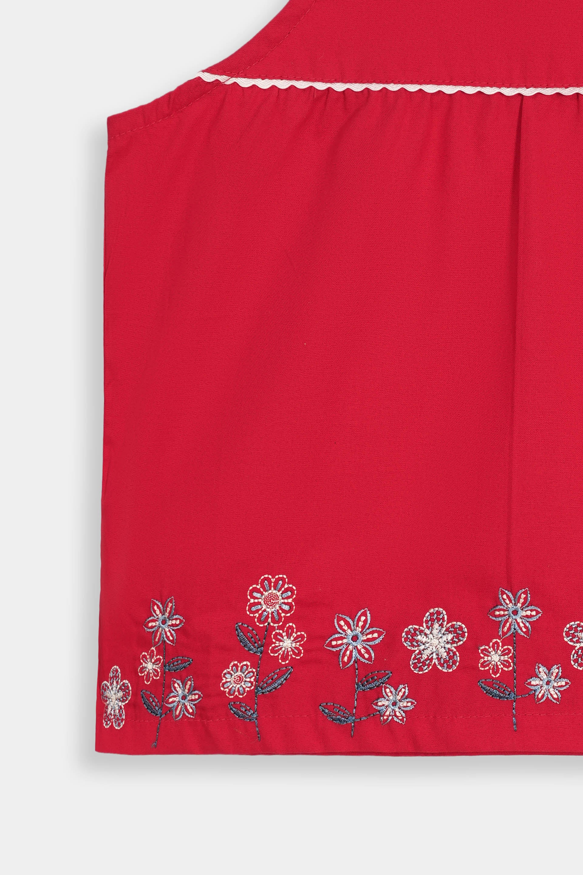 Embroidered Blouse & Capri (ICS-134) - Image 5