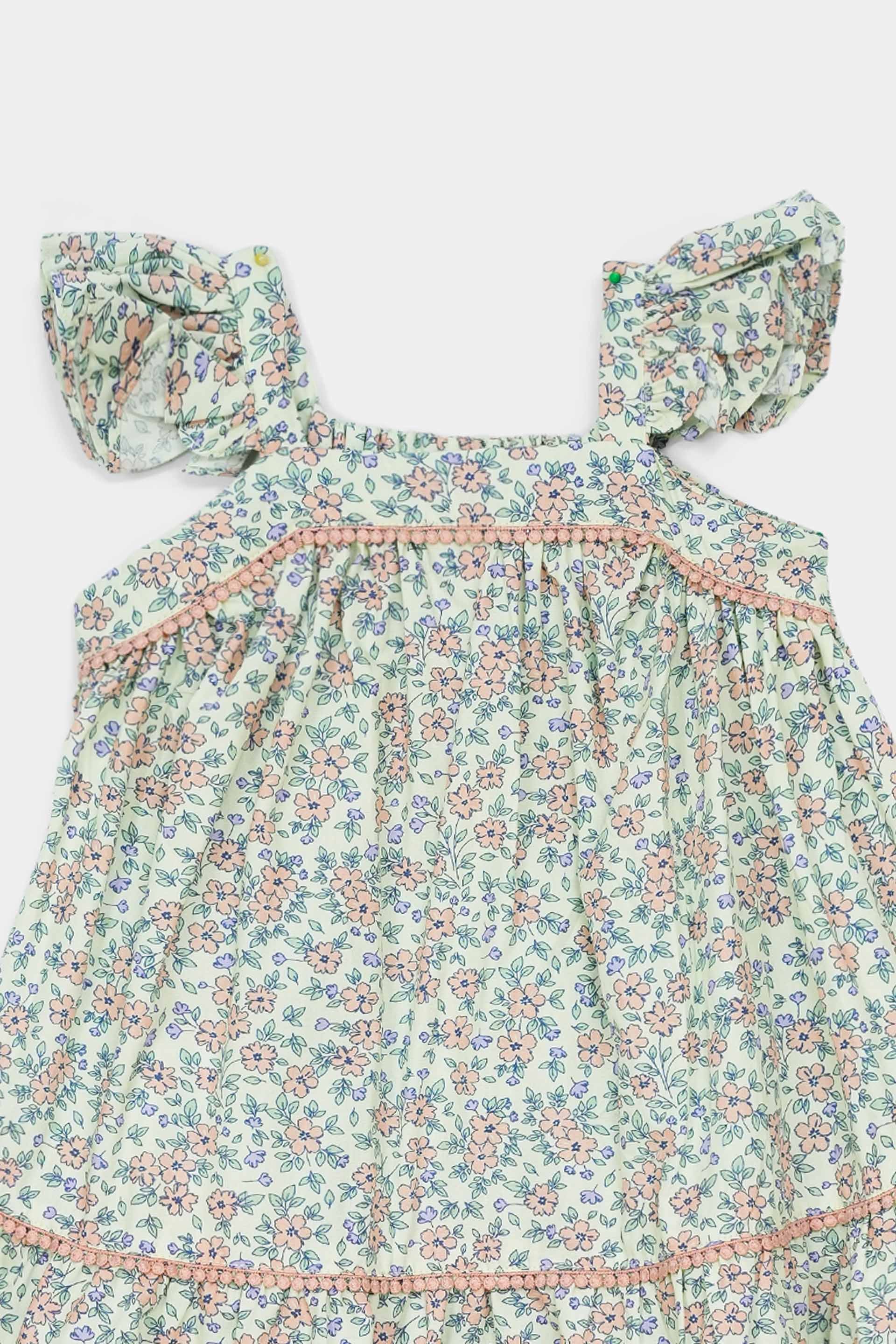 Printed Casual Frock & Panty (IF-477) - Image 4