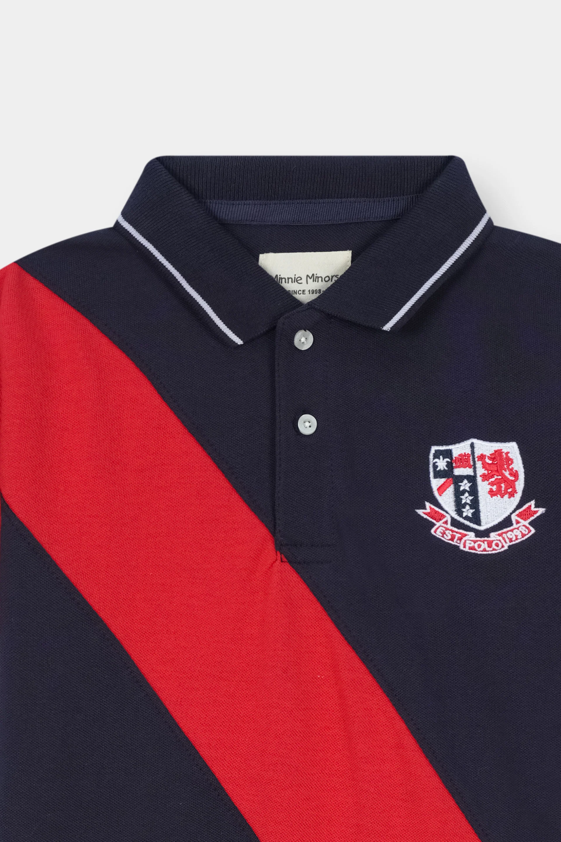 Polo With Contrast Slant Panel (BPOLO-23) - Image 2