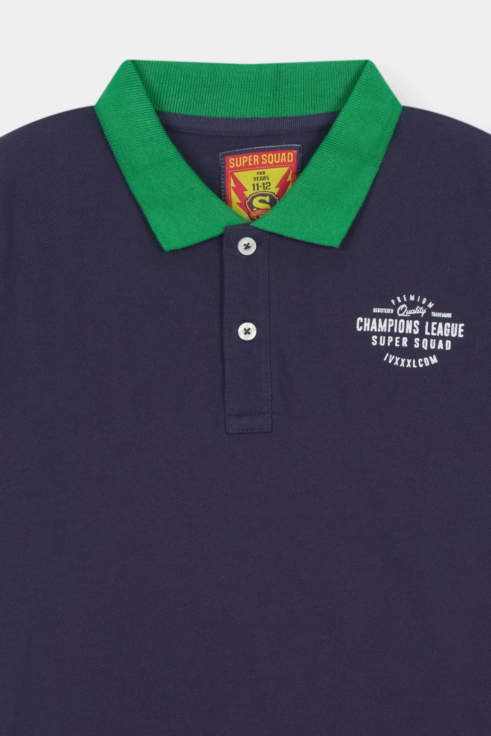 Contrast Collar Polo T-Shirt (MSBPOLO-36) - Image 2