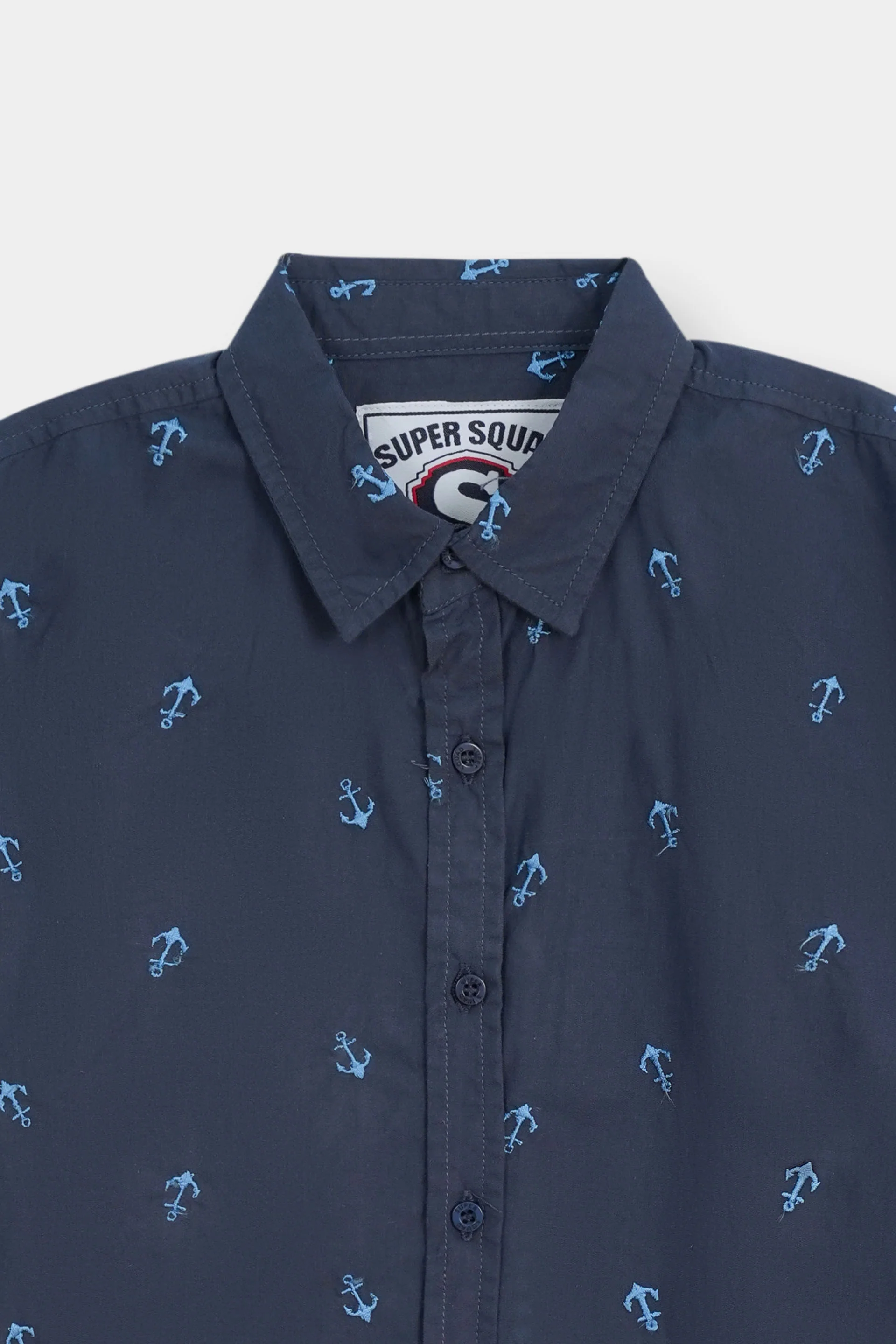 Short Sleeve Embroidered Shirt (MSWBS-35) - Image 2