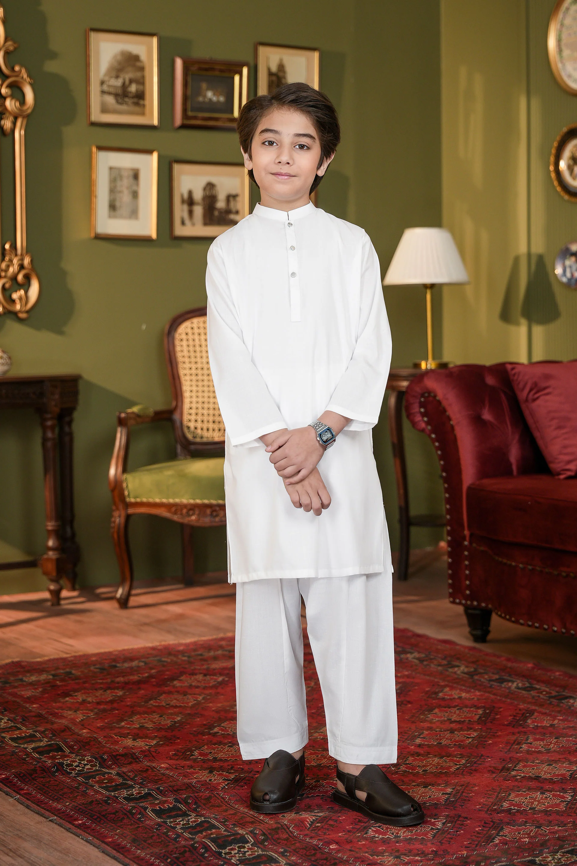 Boys Kurta Shalwar Set (MSKZS-08A)