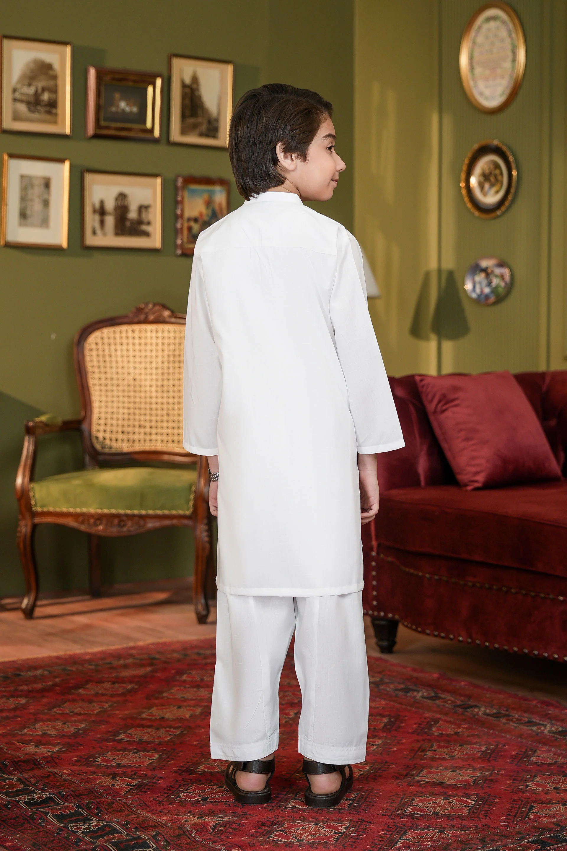 Boys Kurta Shalwar Set (MSKZS-08A) - Image 4