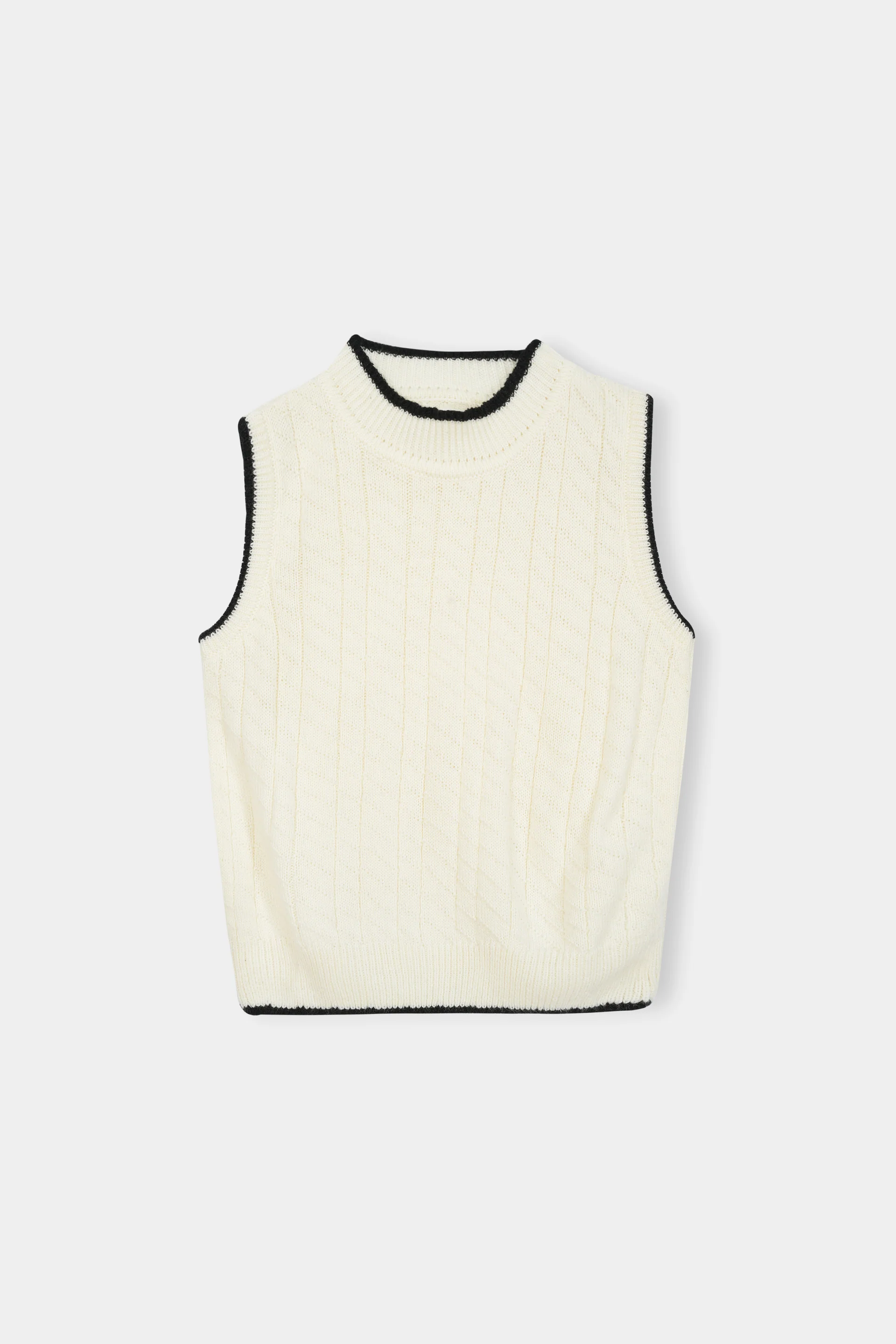 Sleeveless Sweater With Edging (SSGSTR-98)