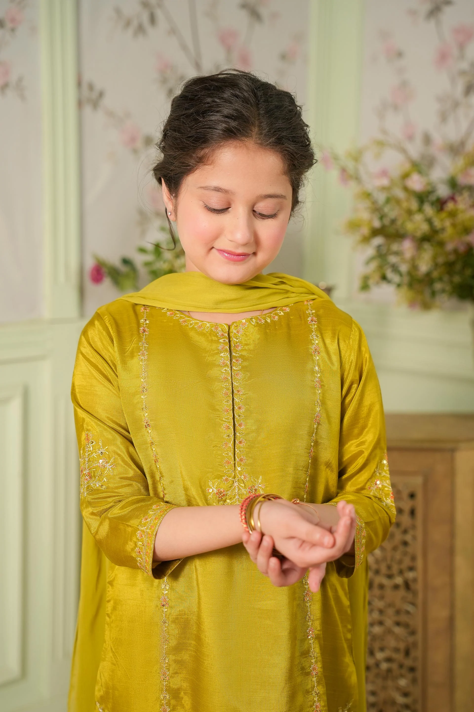 Embellished Kameez Trousers & Dupatta (GPW-1171) - Image 2