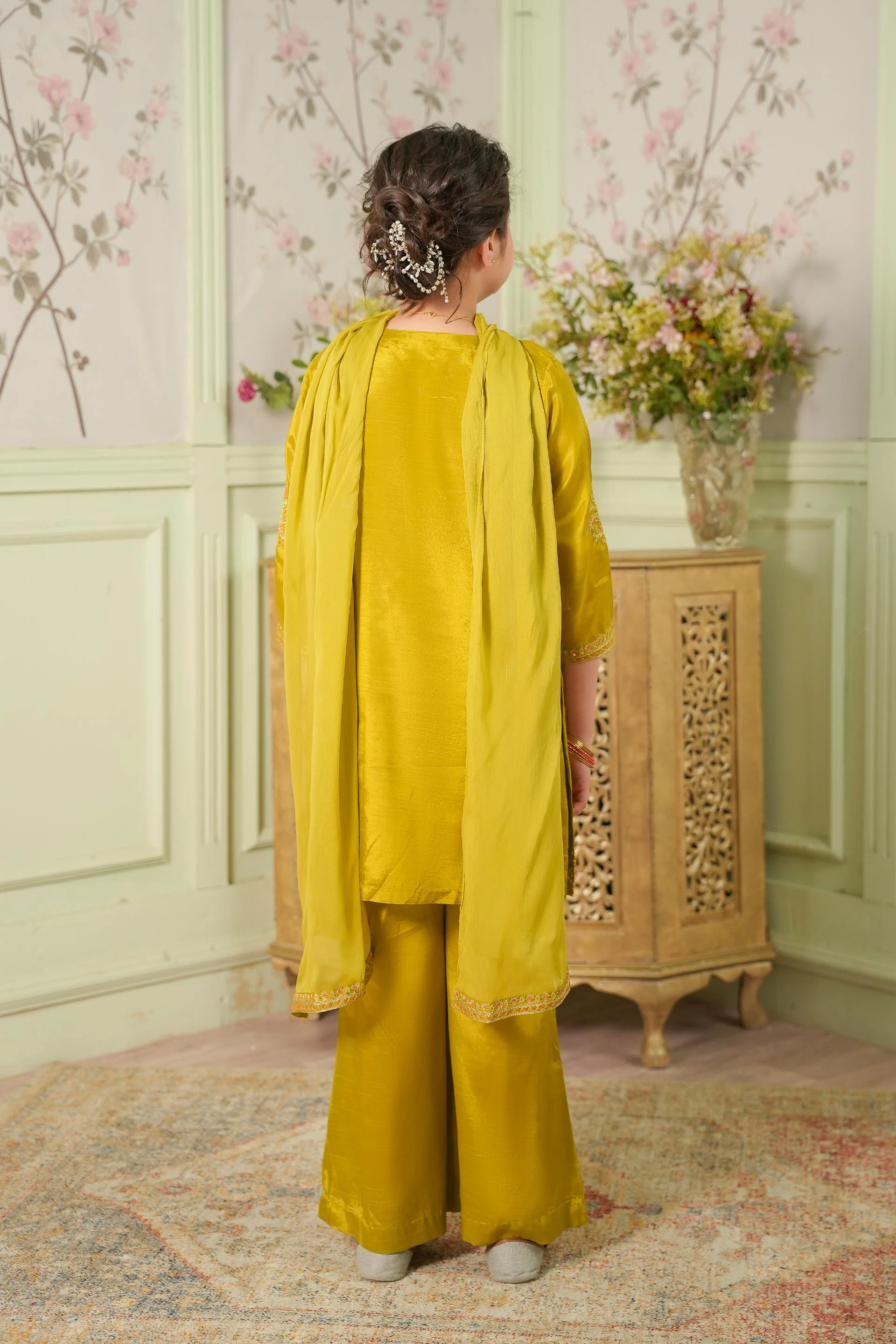 Embellished Kameez Trousers & Dupatta (GPW-1171) - Image 5