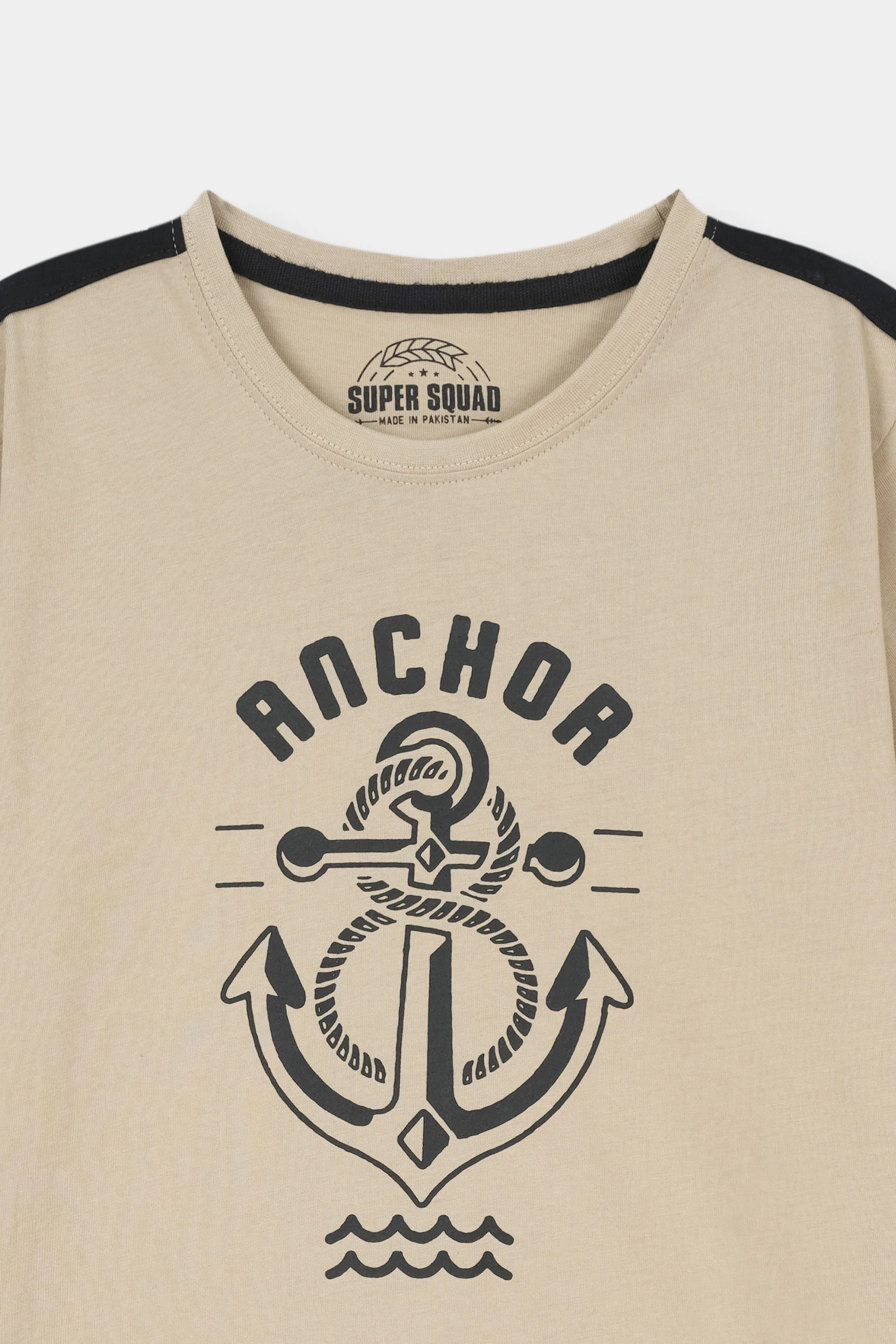 Graphic T-Shirt With Panel (MSBKTJ-106) - Image 2