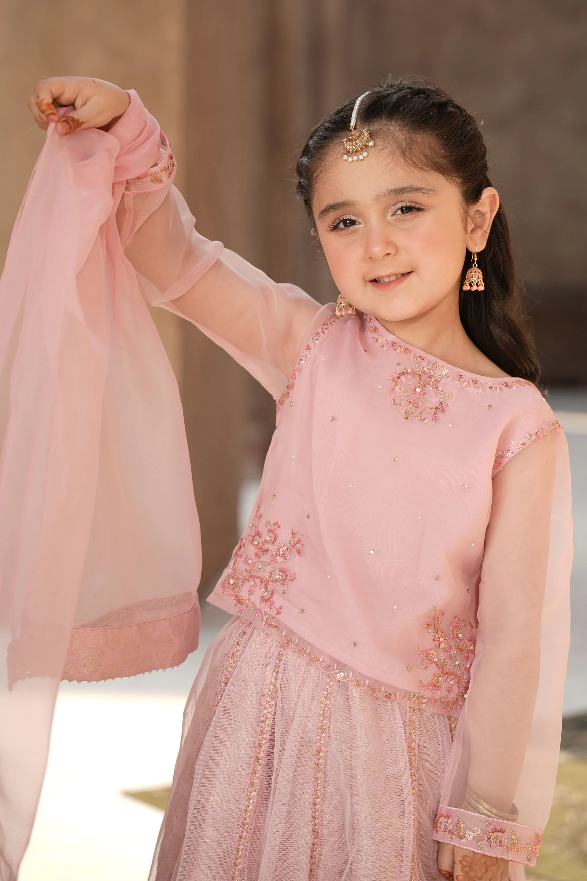 Embellished Top Lehnga & Dupatta (GPW-1149) - Image 2