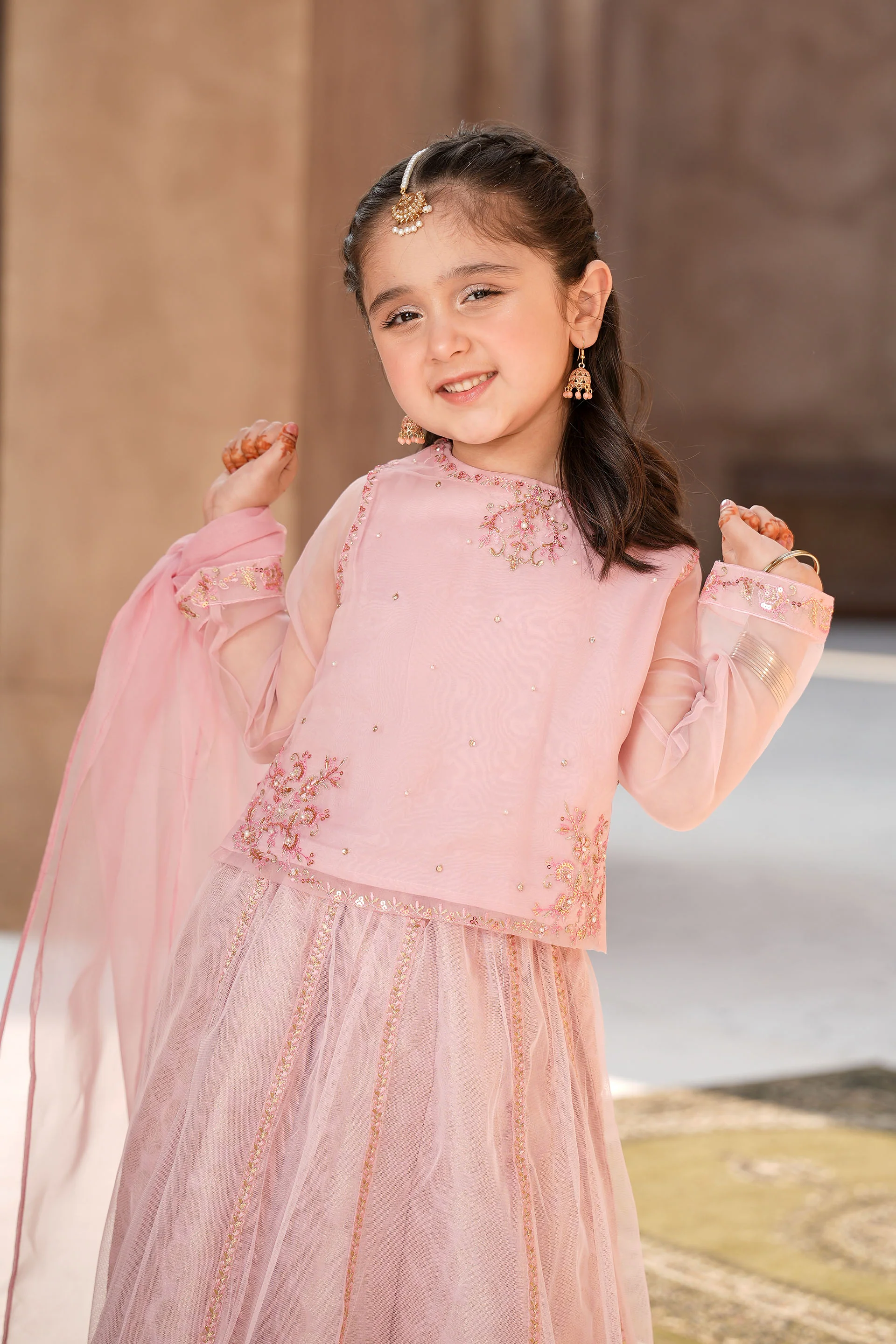 Embellished Top Lehnga & Dupatta (GPW-1149) - Image 4