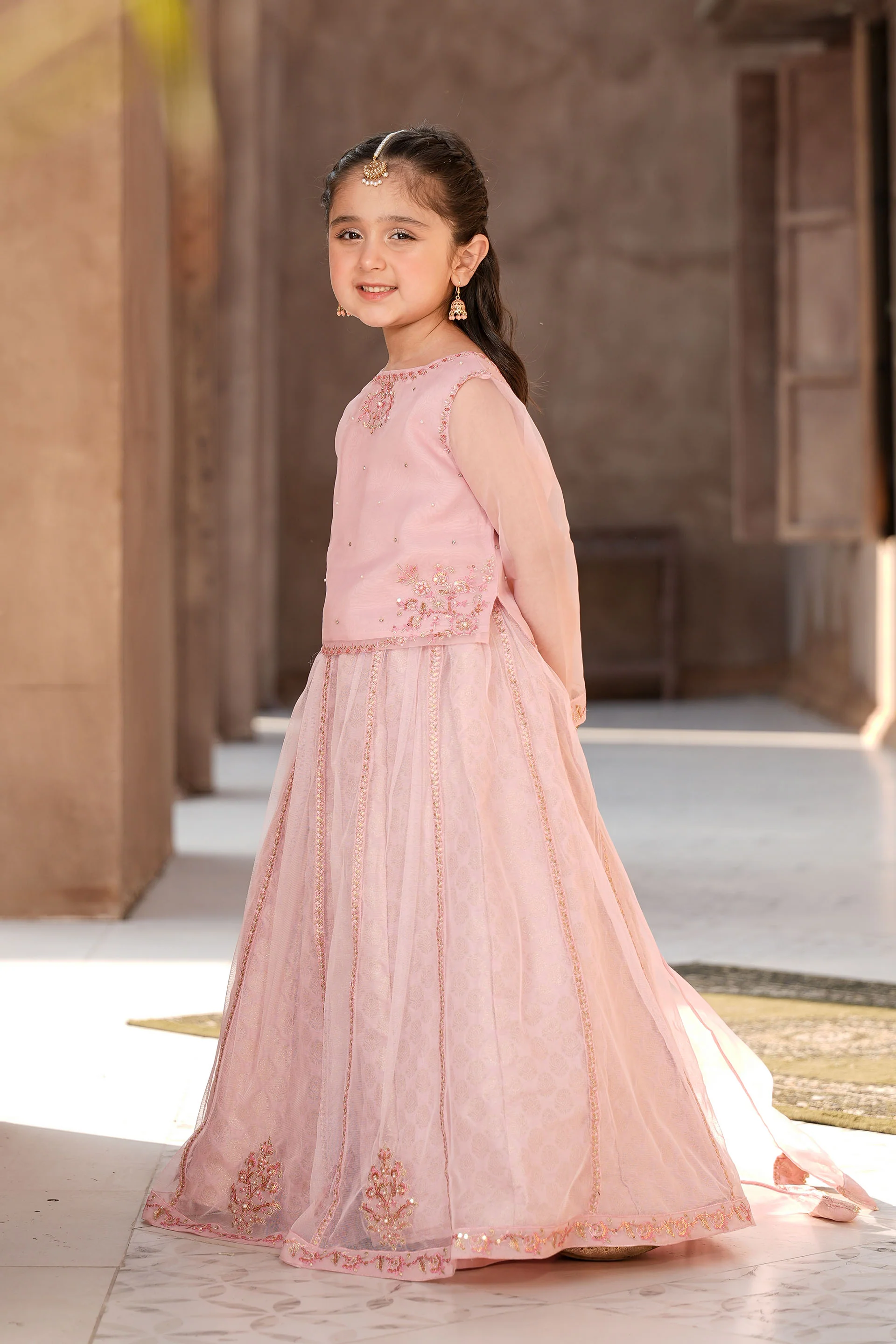 Embellished Top Lehnga & Dupatta (GPW-1149) - Image 5