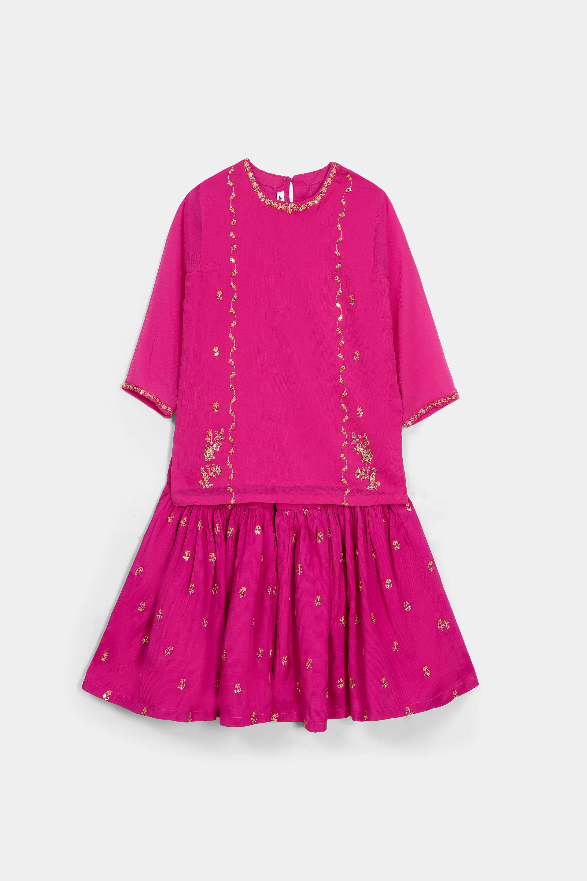 Embellished Kameez & Gharara (ISK-307)