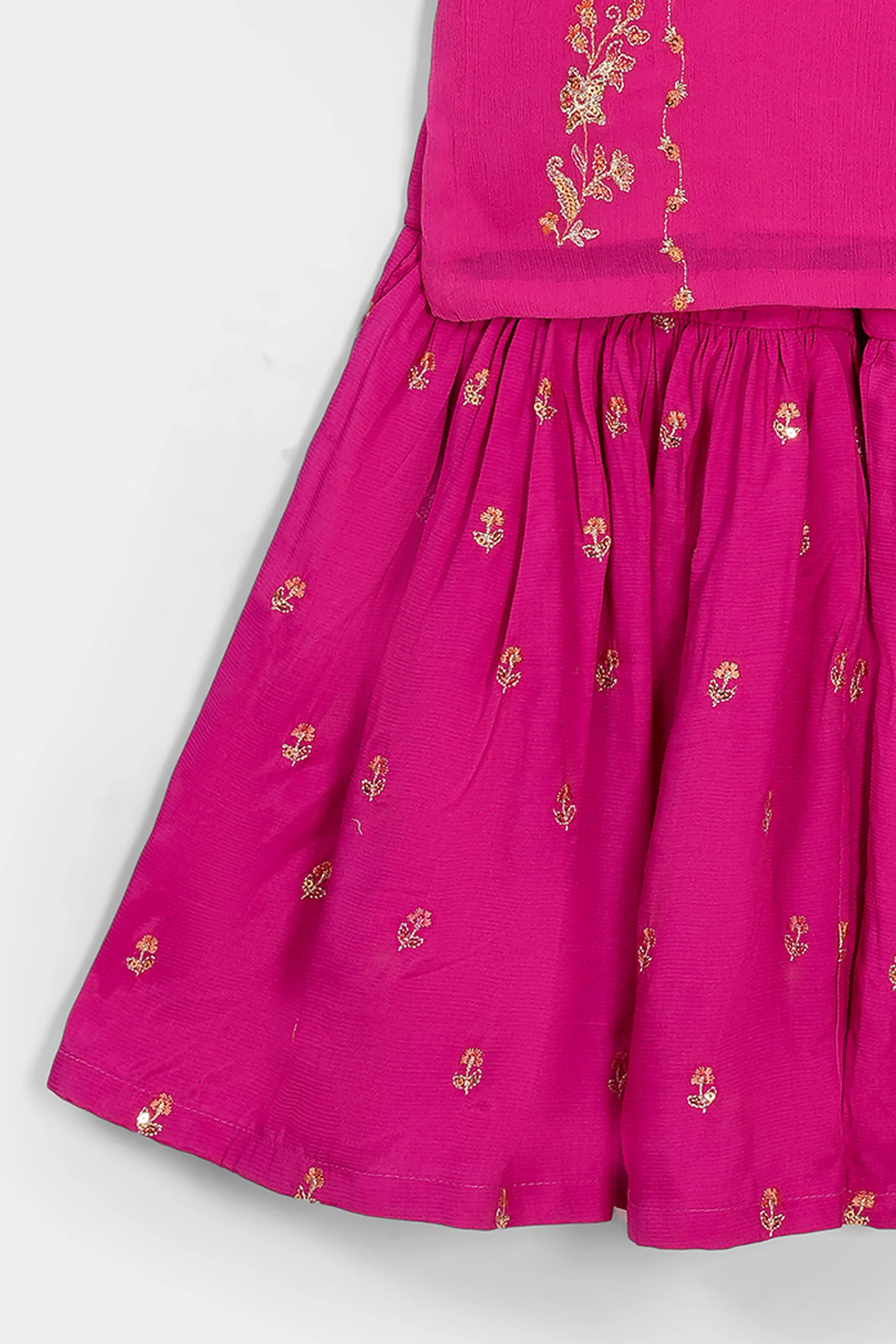Embellished Kameez & Gharara (ISK-307) - Image 3