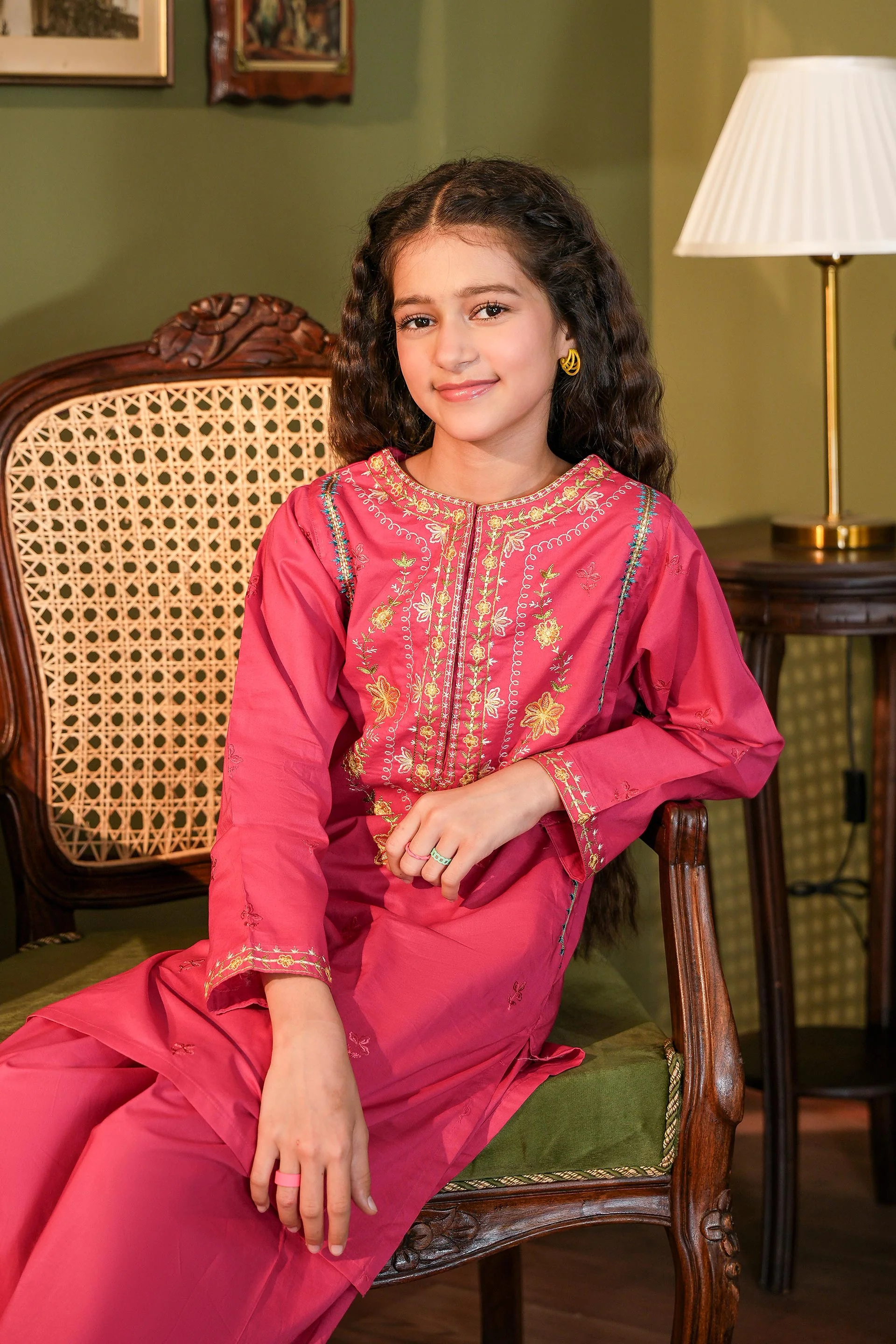 Embroidered Kameez With Shalwar (RGKS2-04) - Image 3