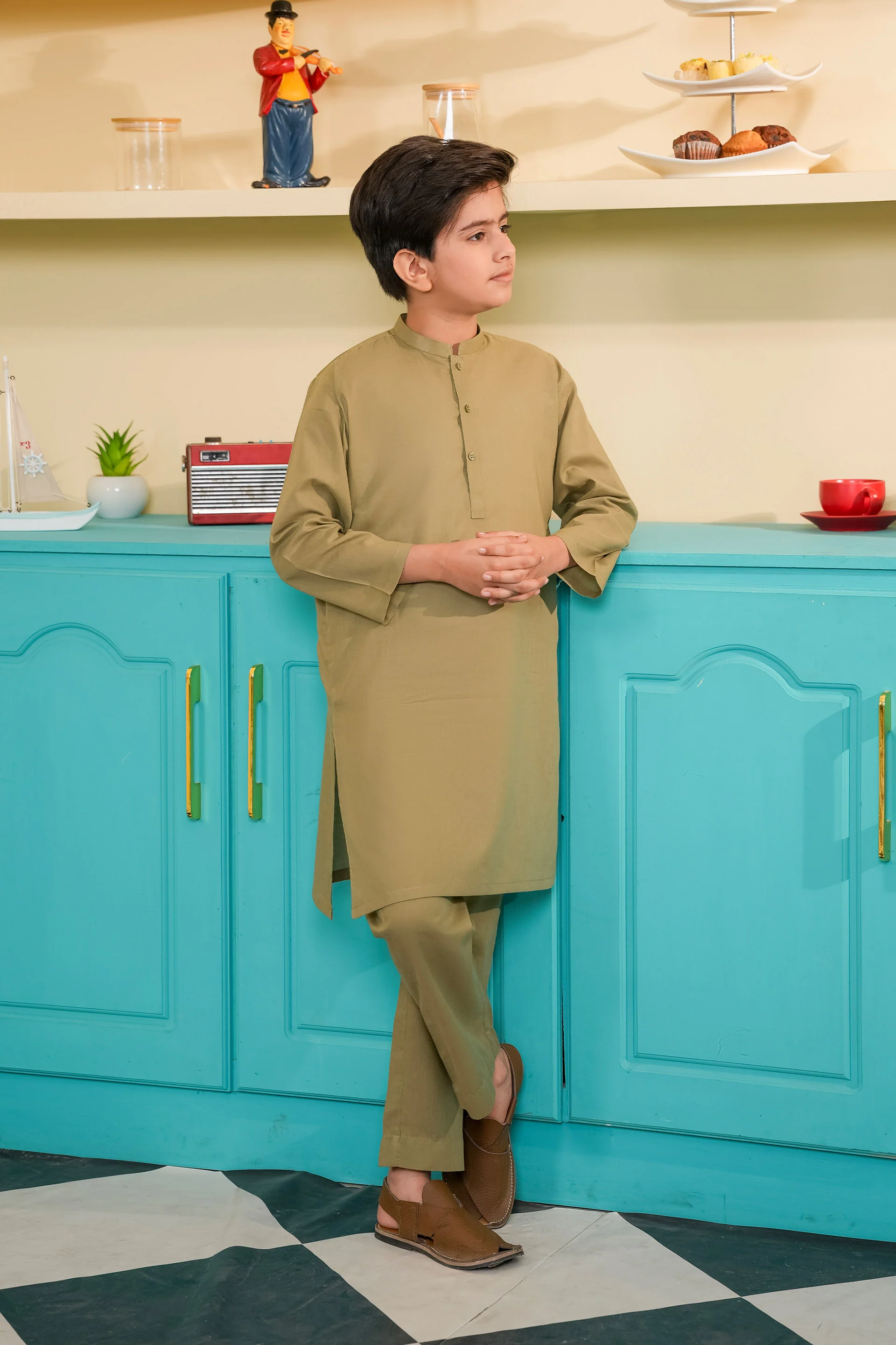 Kurta & Trousers Set (MSKZBS-13) - Image 2