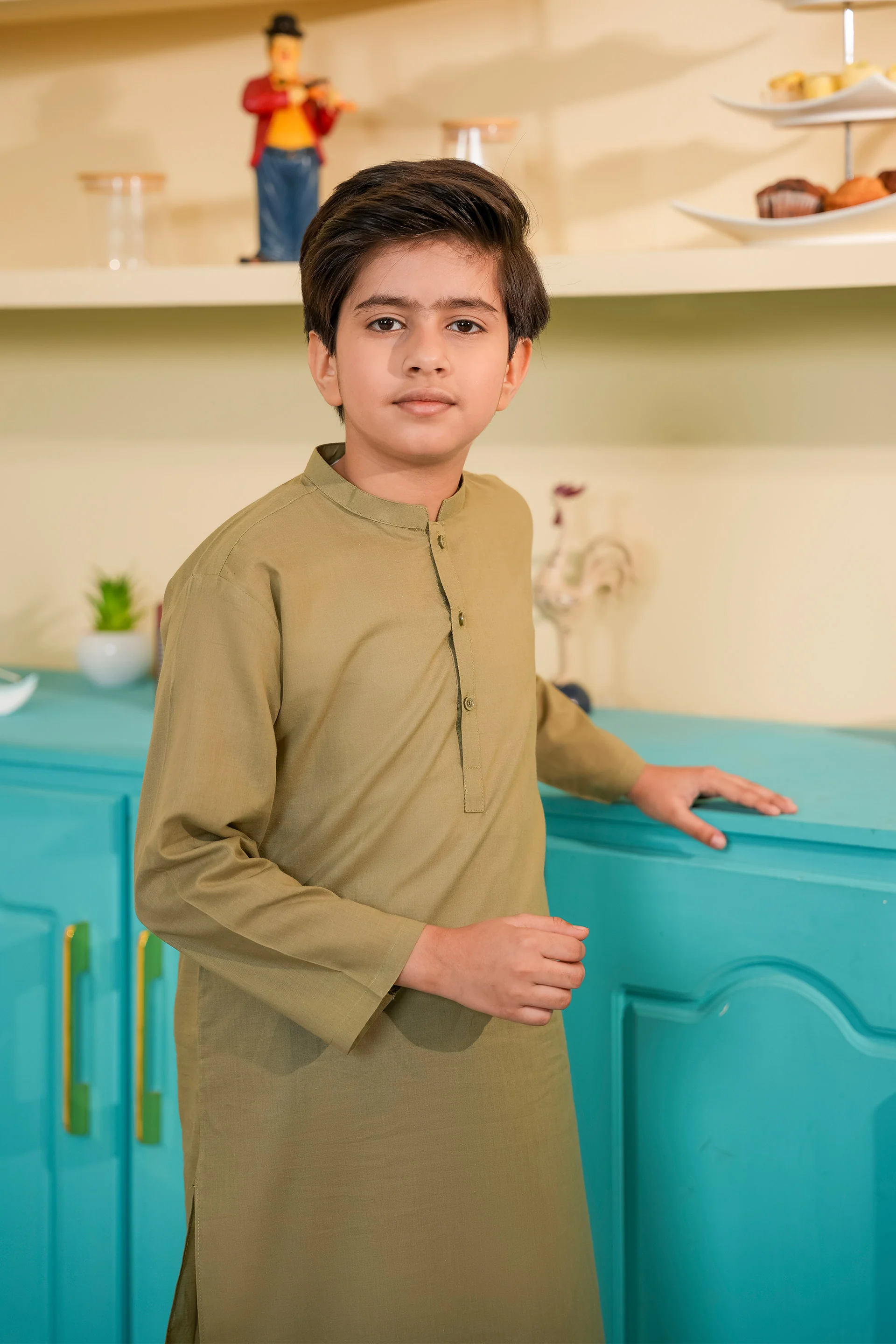 Kurta & Trousers Set (MSKZBS-13) - Image 3